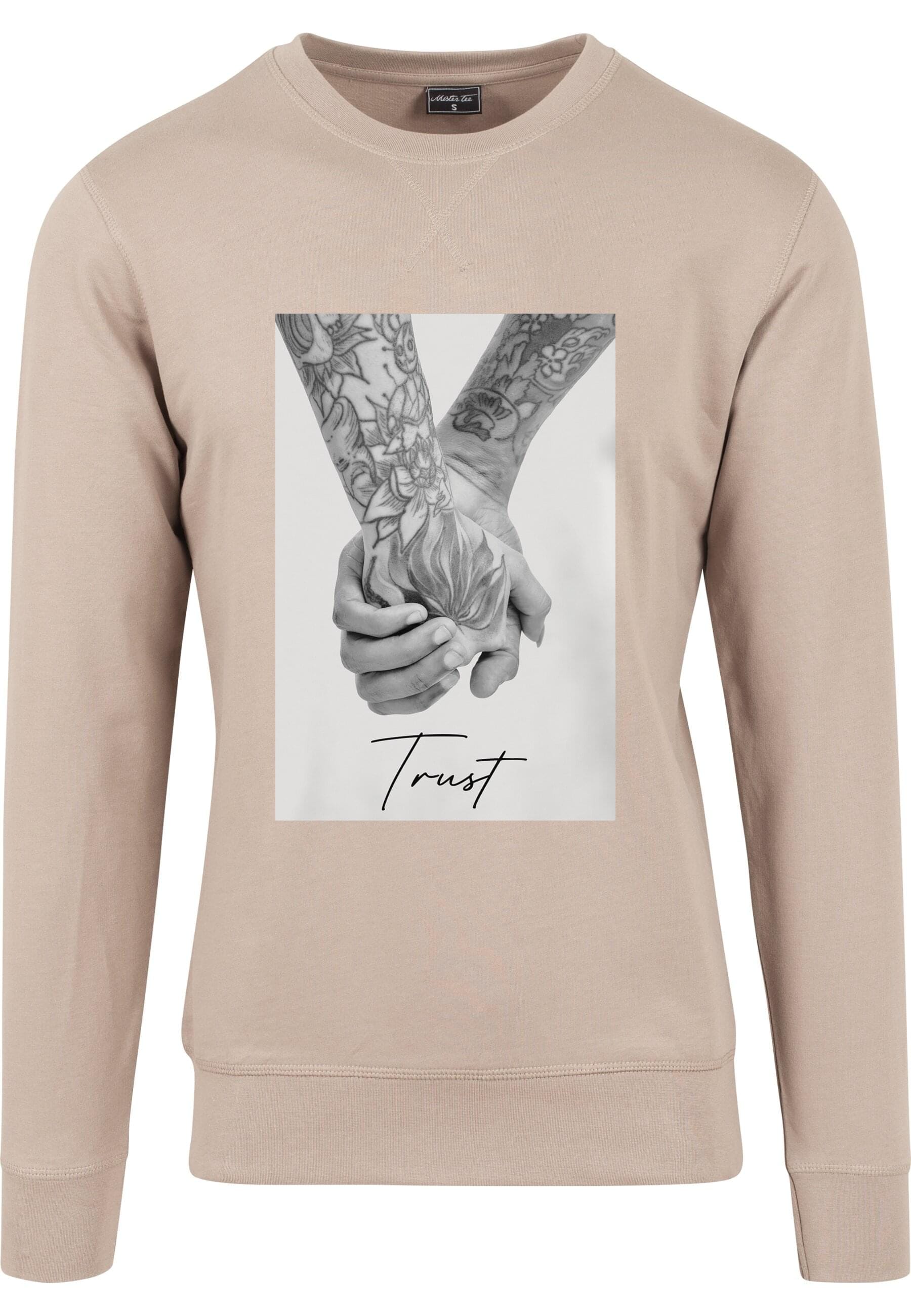 MisterTee Rundhalspullover "MisterTee Herren Trust 2.0 Crewneck"