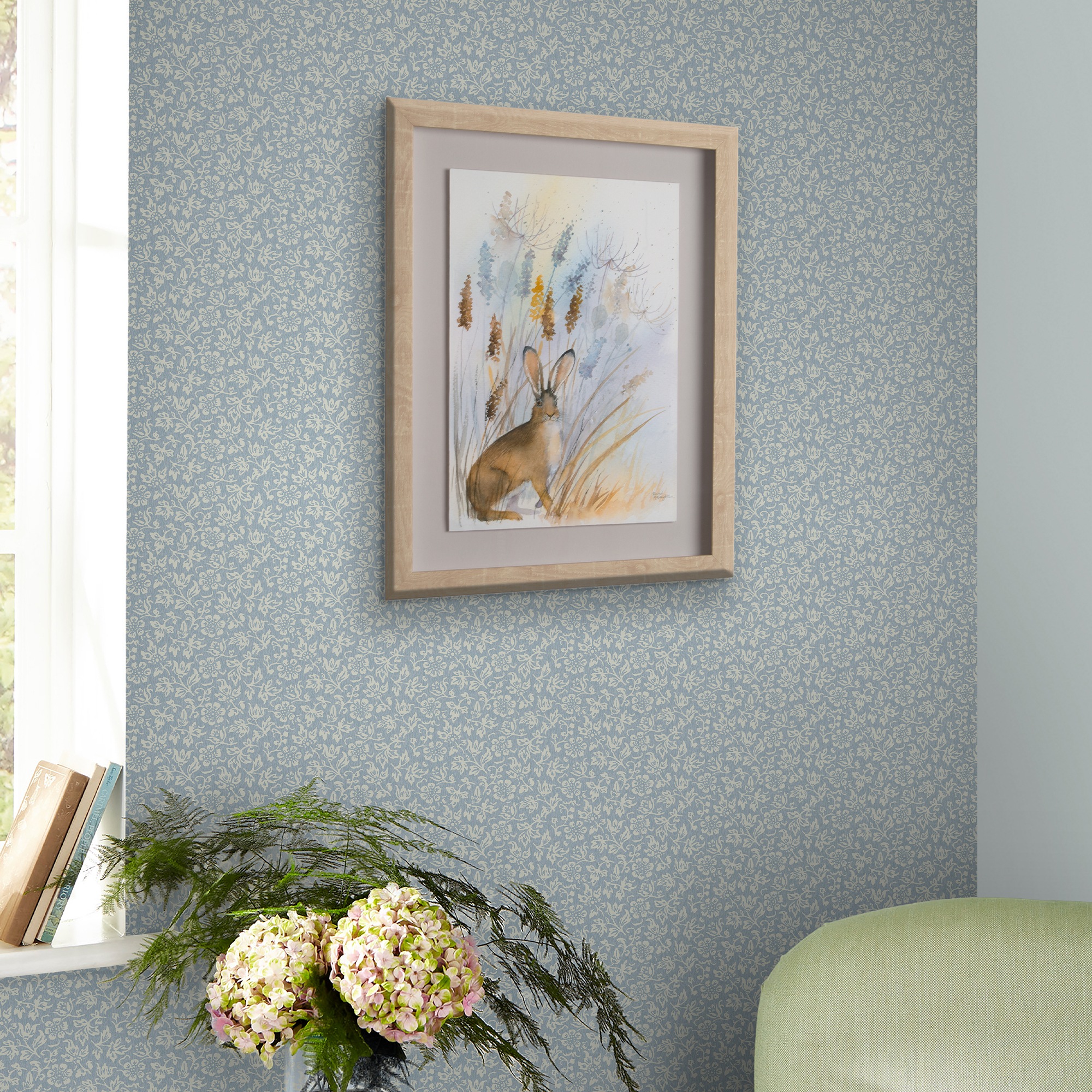 Laura Ashley Vliestapete "Sweet Alyssum" Geblümt Glatt 10mx52cm (ca. 5m2)