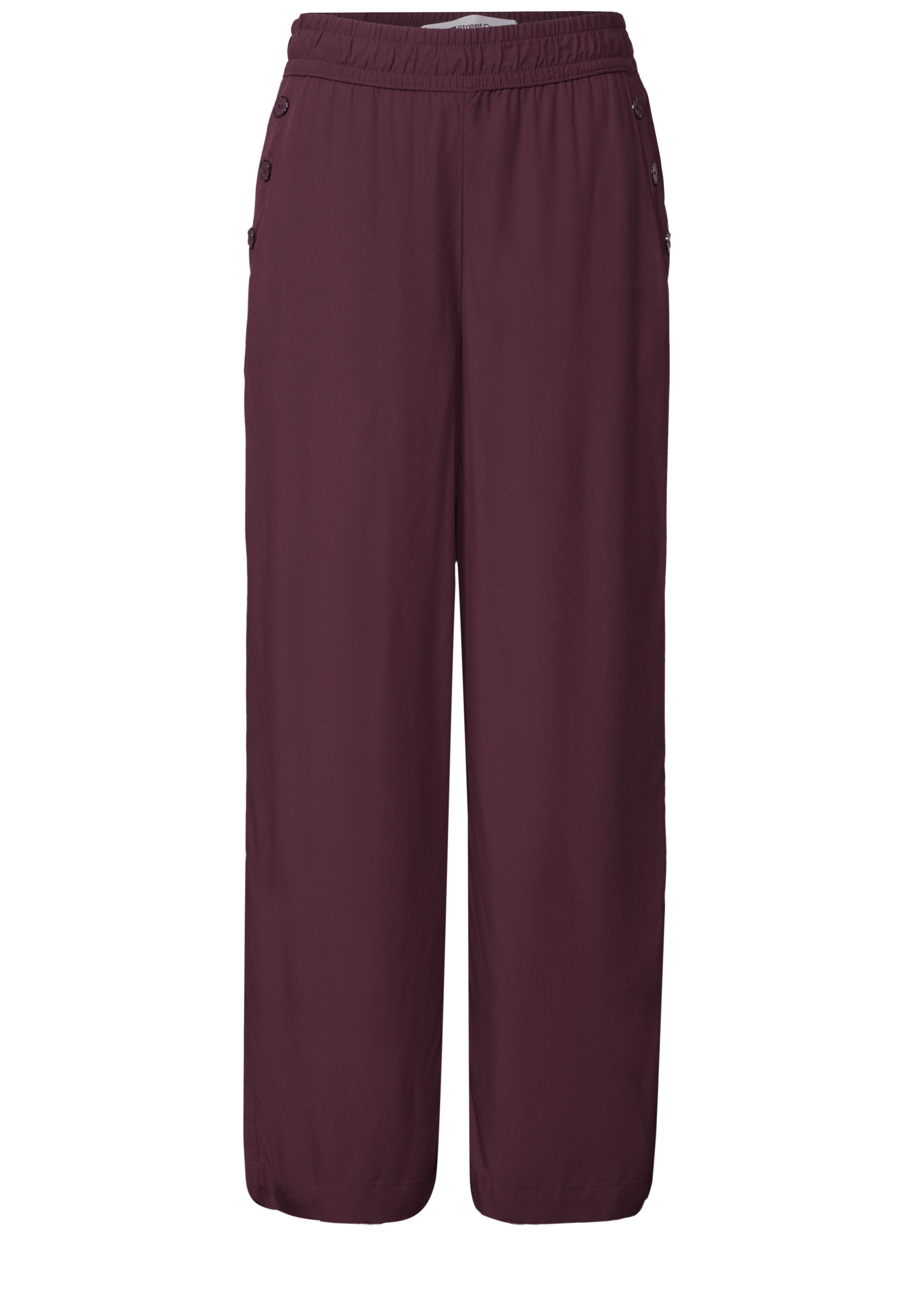 STREET ONE Stoffhose  mit Wide Legs