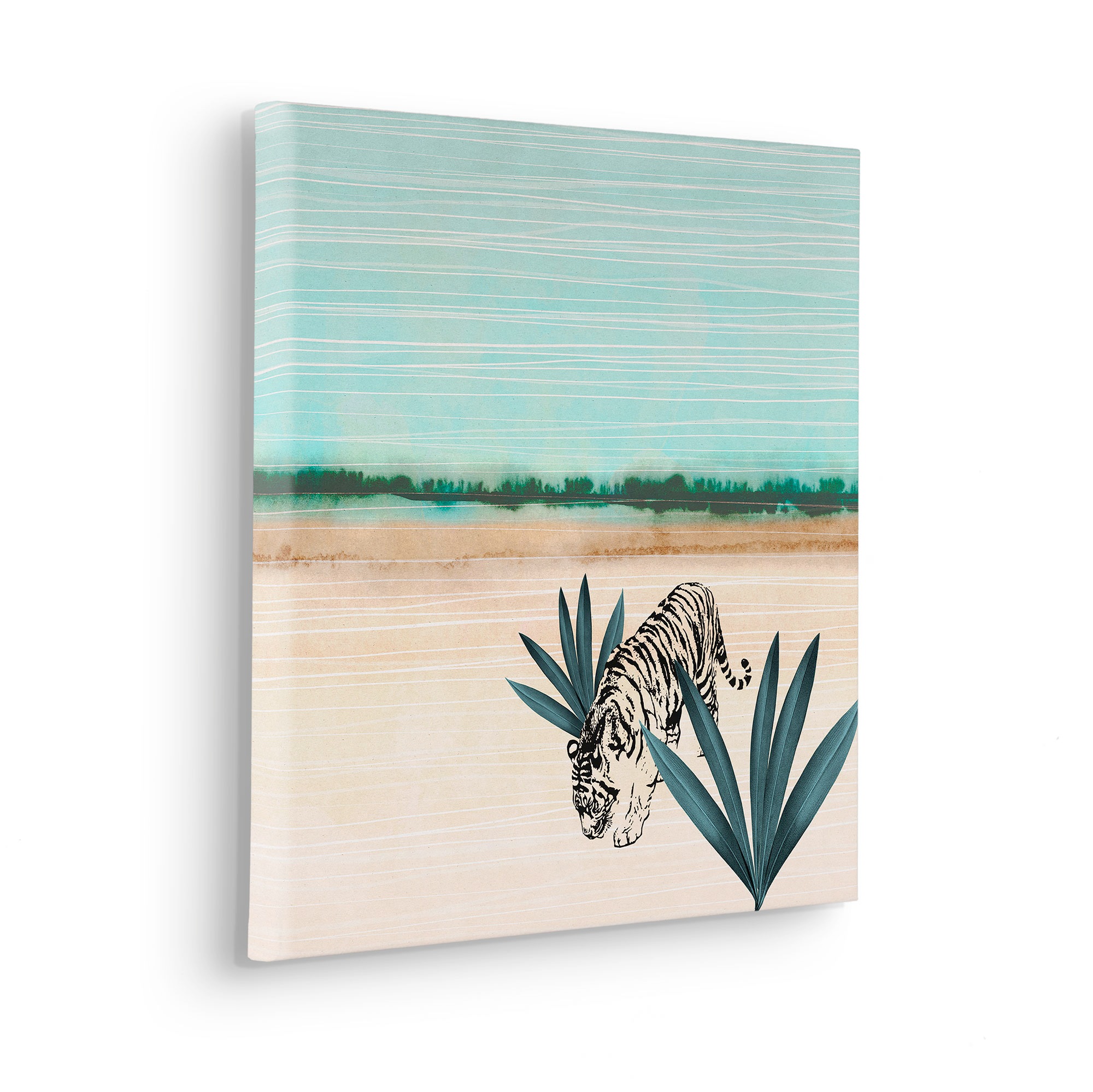 Komar Leinwandbild "Wild One - Größe 40 x 40 cm" Natur 1 Stk. tlg. Keilrahm günstig online kaufen