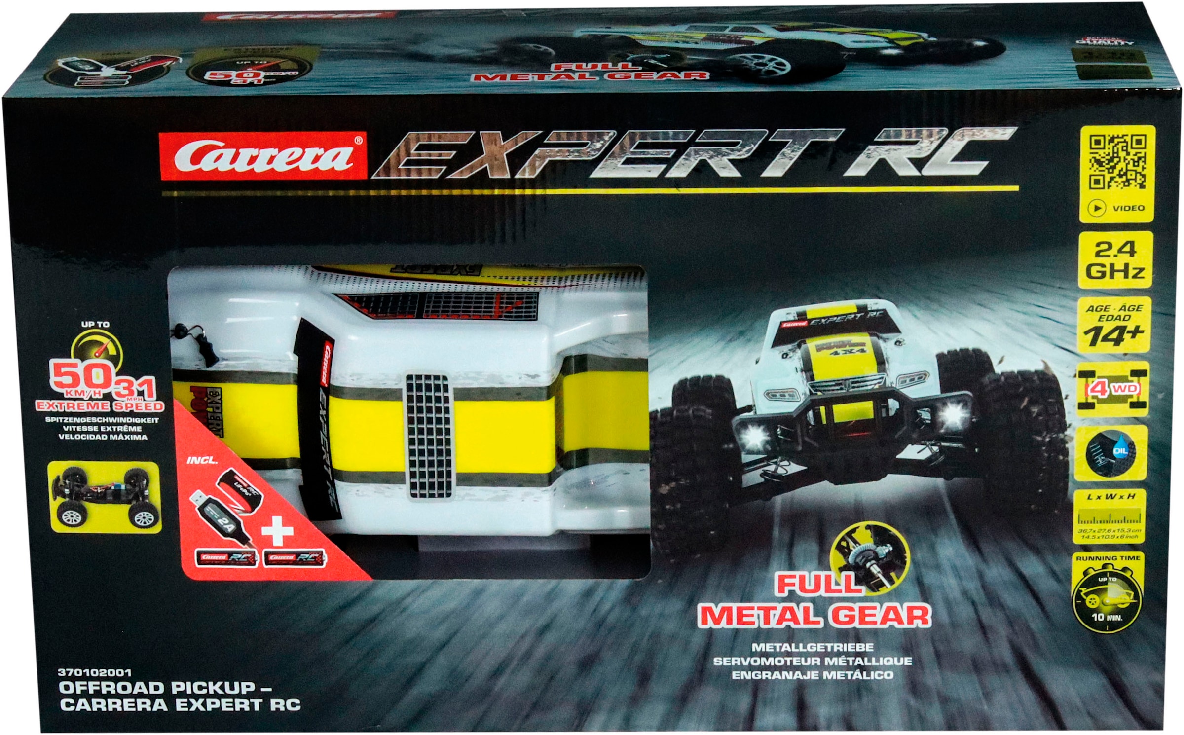 Carrera® RC-Auto »Carrera® Expert RC,Offroad Pickup, 2,4 GHz«, mit LED-Licht
