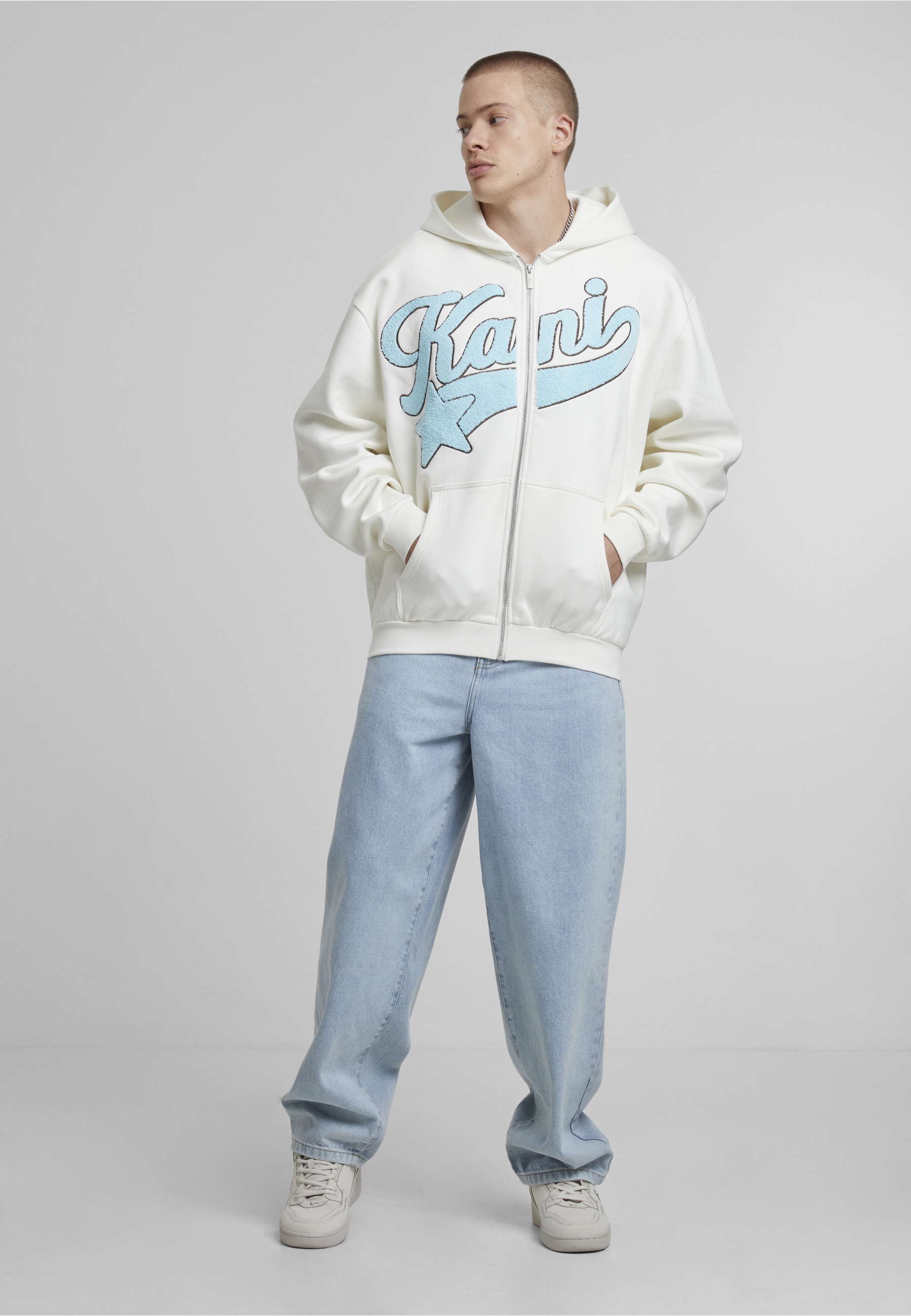 Karl Kani Kapuzenpullover »Karl Kani Karl Kani Kani Star Logo Os Full Zip Hoodie« 1 tlg.