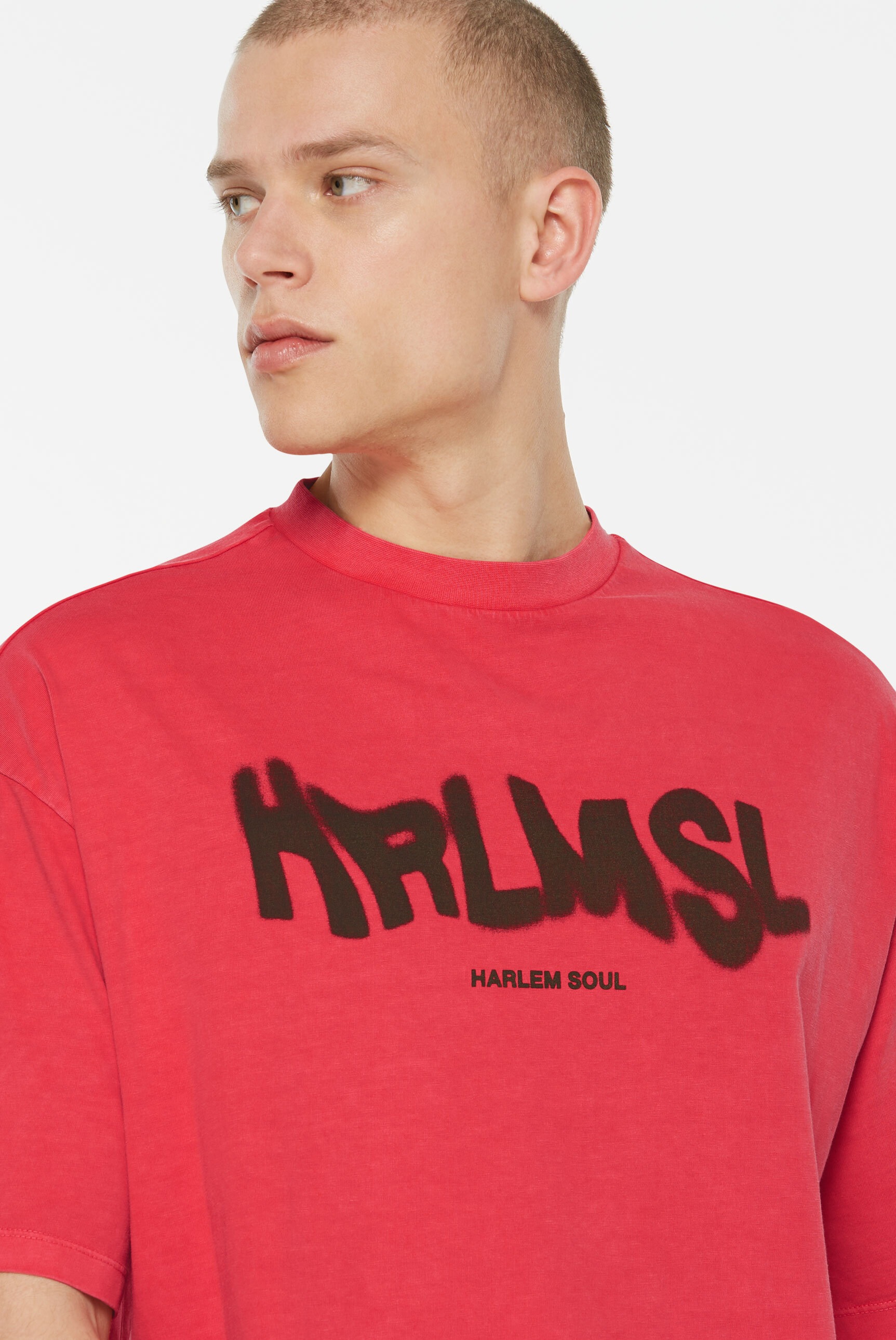 Harlem Soul Rundhalsshirt, aus Baumwolle