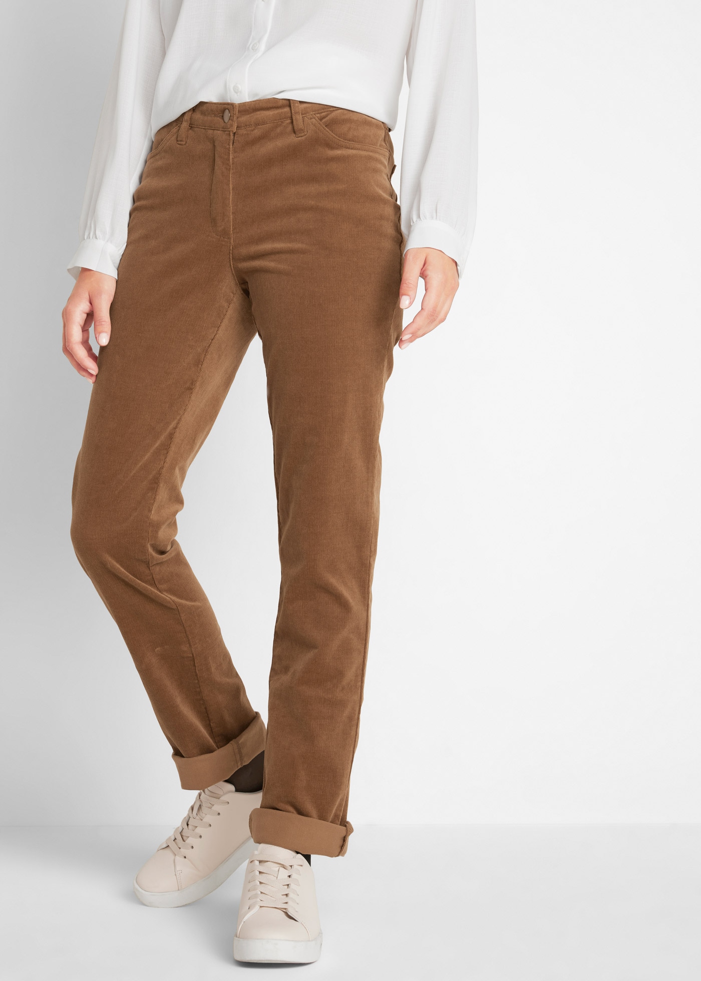 bonprix Cordhose "Stretch-Cordhose, Straight" aus Stretch-Material, Slim Fi günstig online kaufen