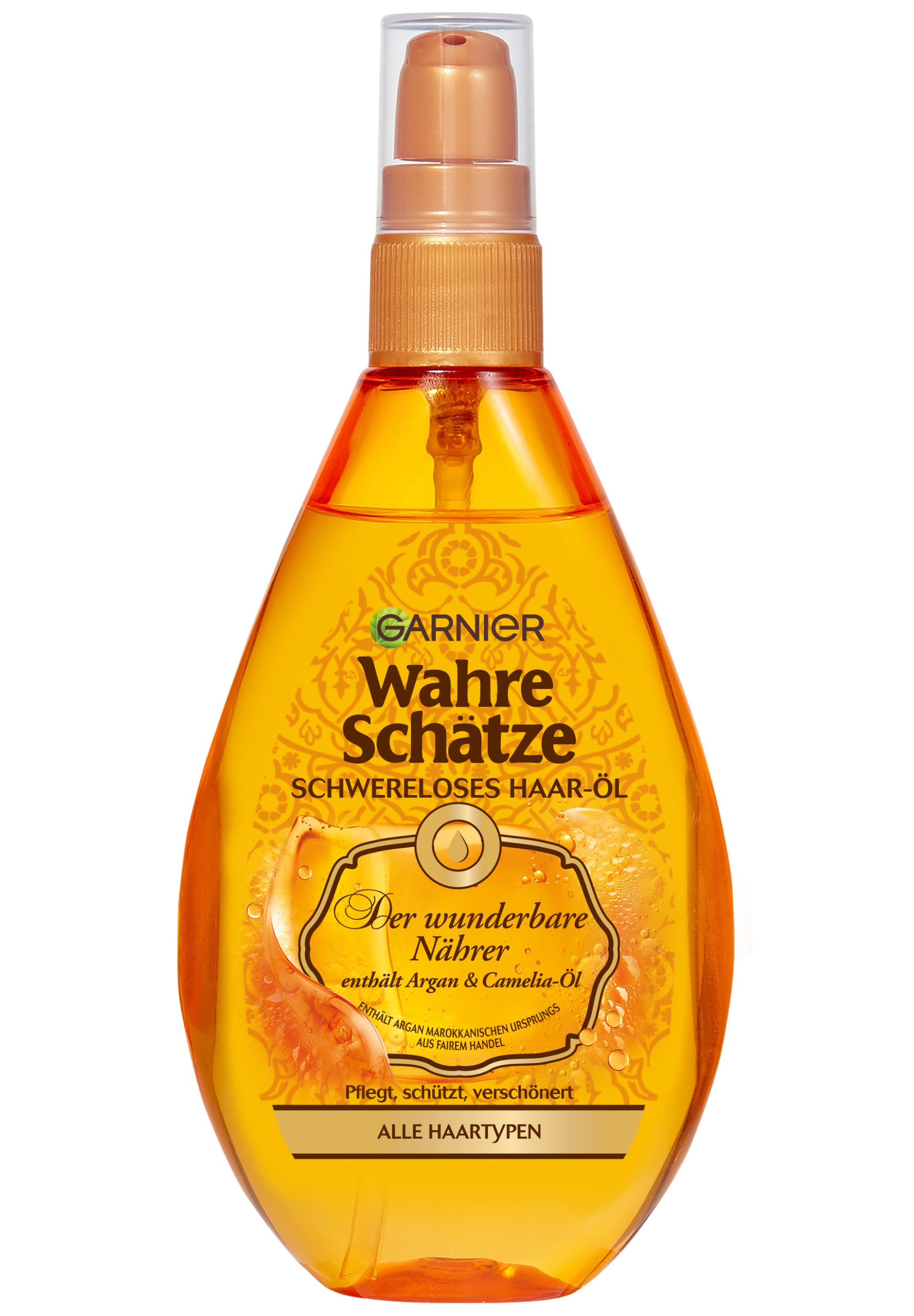 GARNIER Haaröl "Garnier Wahre Schätze Haar-Öl Argan & Camelia-Öl", 150mlweiß, neutral, Haarpflegemittel