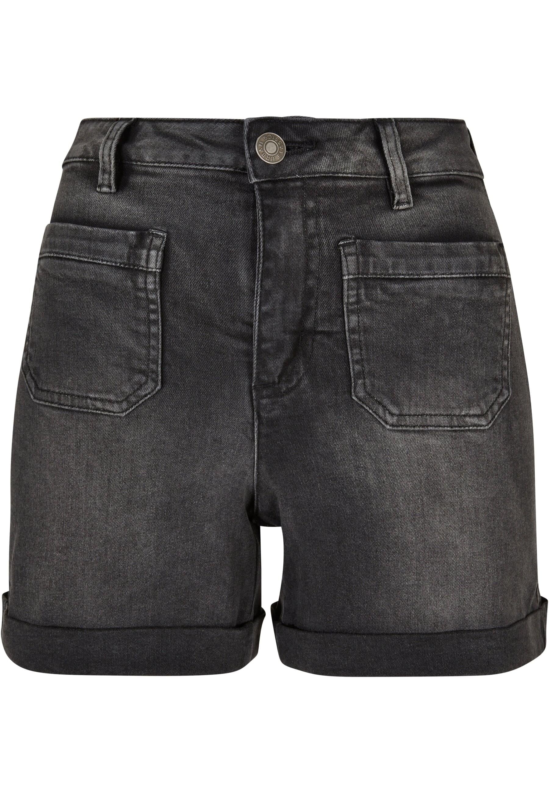 URBAN CLASSICS Shorts "Urban Classics Damen Ladies Vintage Denim Shorts" günstig online kaufen