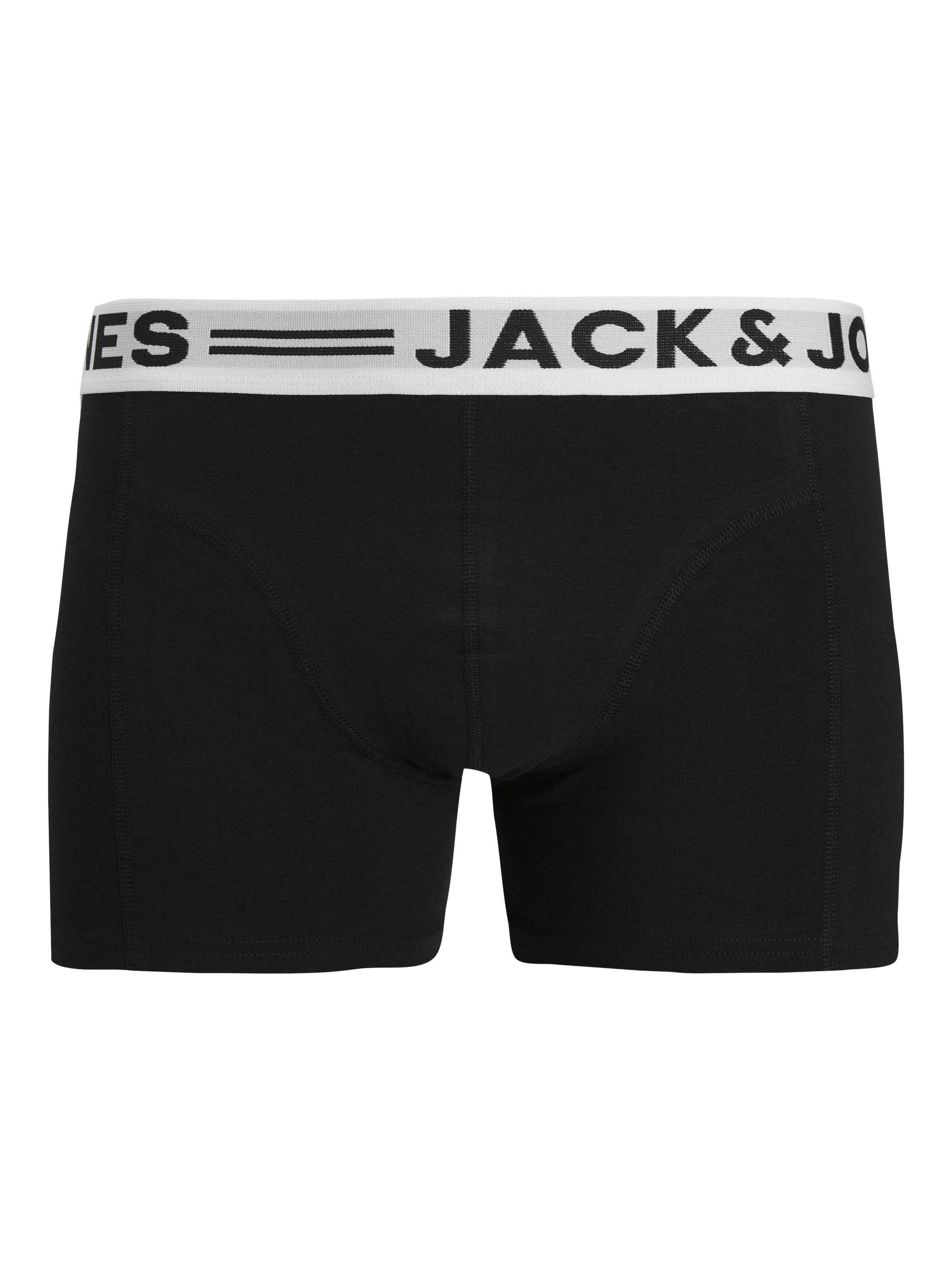 Thumbnail - Jack & Jones Trunk "SENSE TRUNKS 3-PACK NOOS" Packung, 3er-Pack, 3 Stk. mit Logobund
