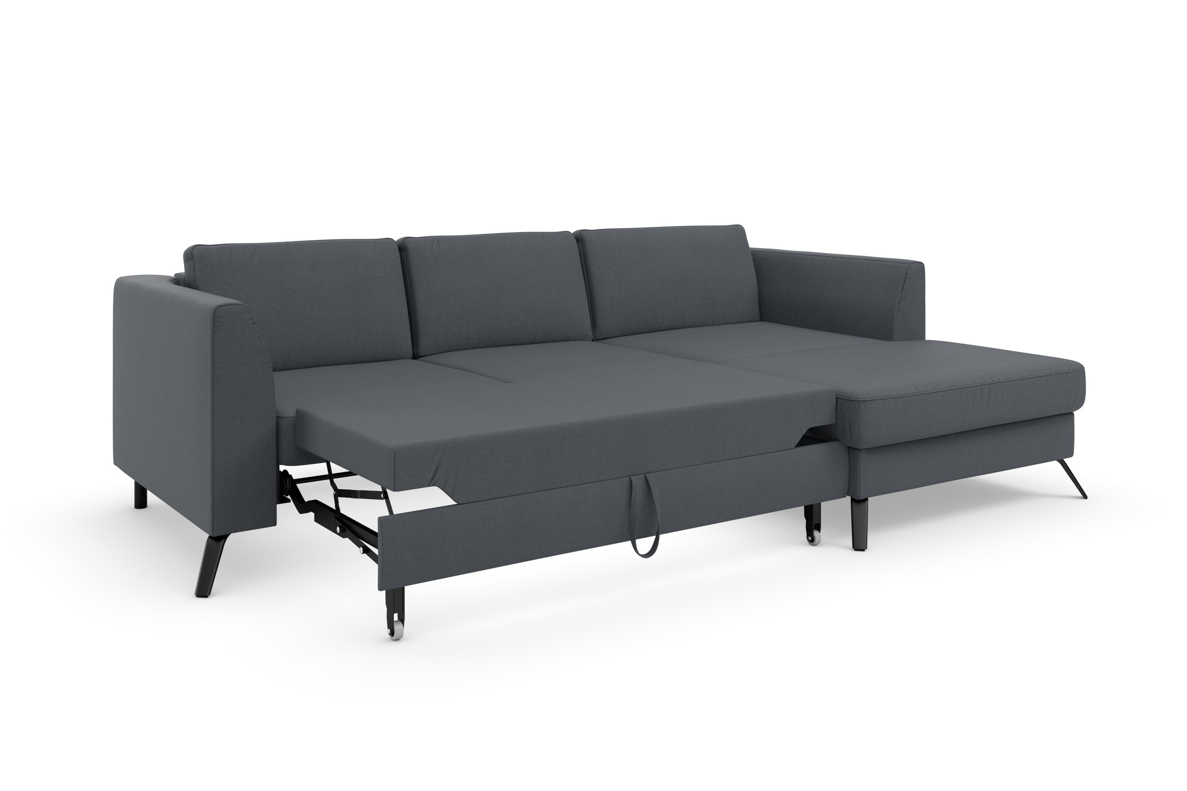 sit&more Ecksofa »Olsen L-Form«, inklusive Sitztiefenverstellung, wahlweise mit Bettfunktion, 15cm hoch