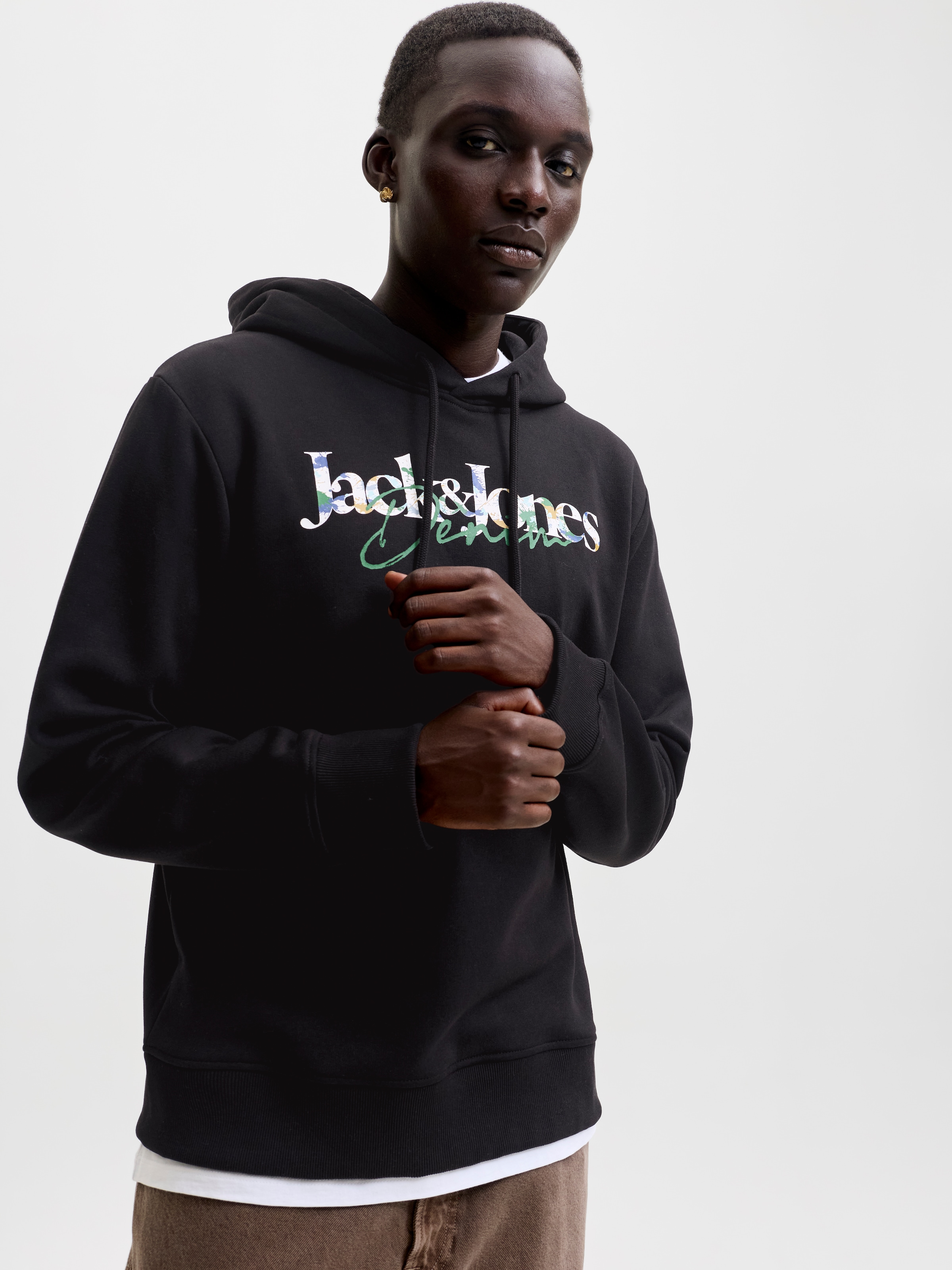 Jack & Jones Kapuzensweatshirt »JJTOM SWEAT HOOD«, Baumwollmischung, normal geschnitten
