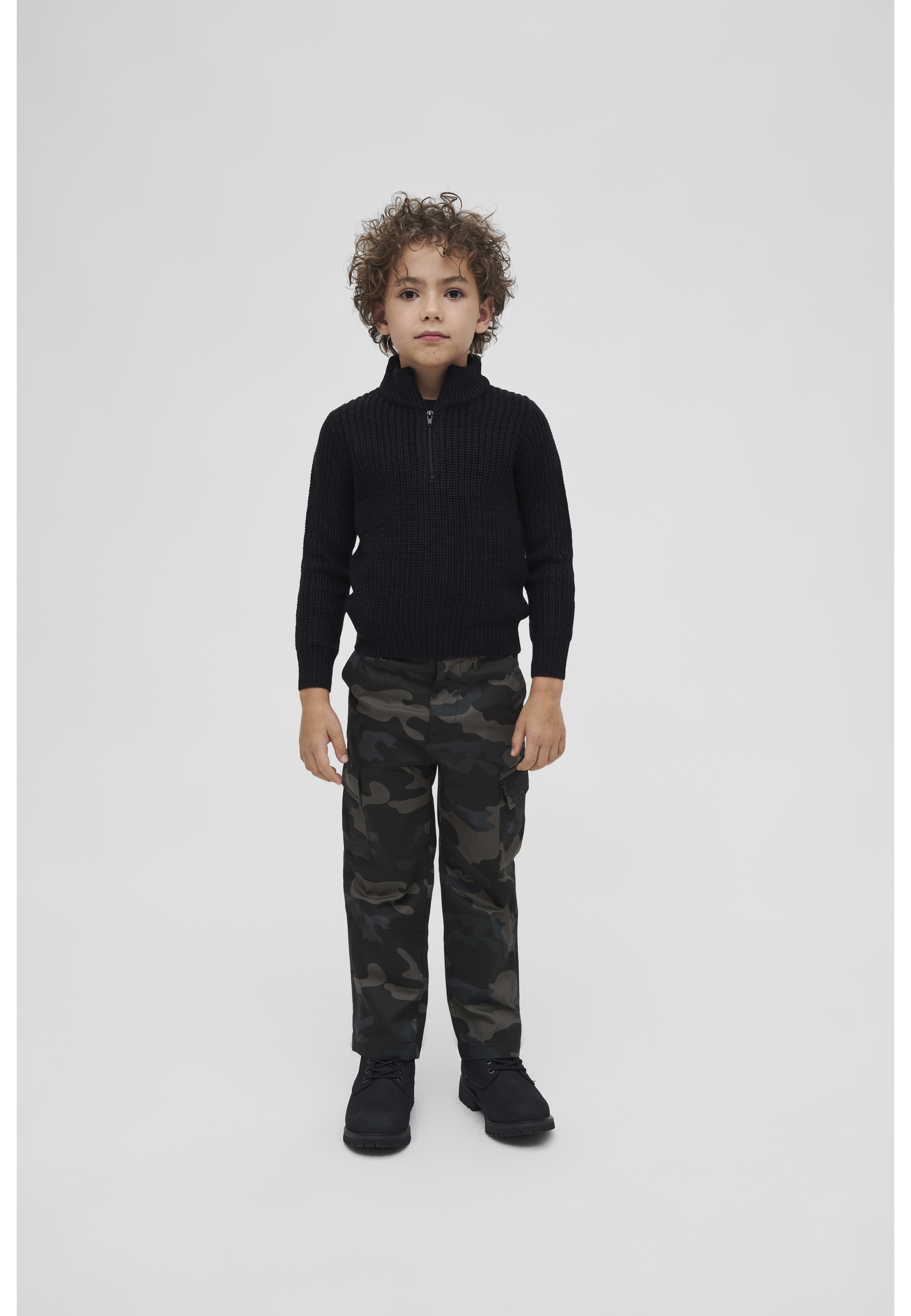 Brandit Rundhalspullover »Brandit Unisex Kids Marine Troyer Pullover« 1 Stk.