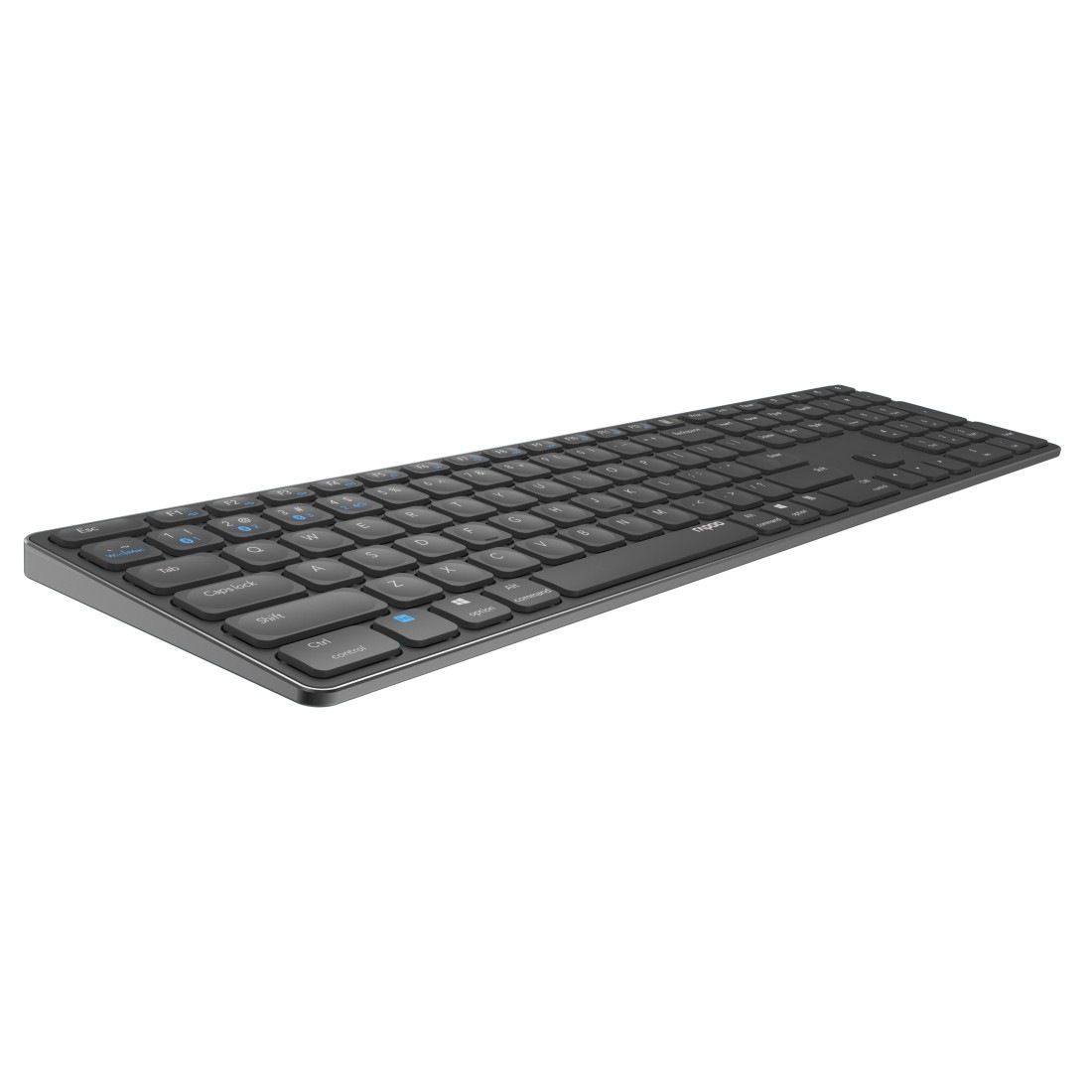 Rapoo Wireless-Tastatur »E9800M kabellose Tastatur, Bluetooth, 2.4 GHz«, (Fn-Tasten-Ziffernblock)