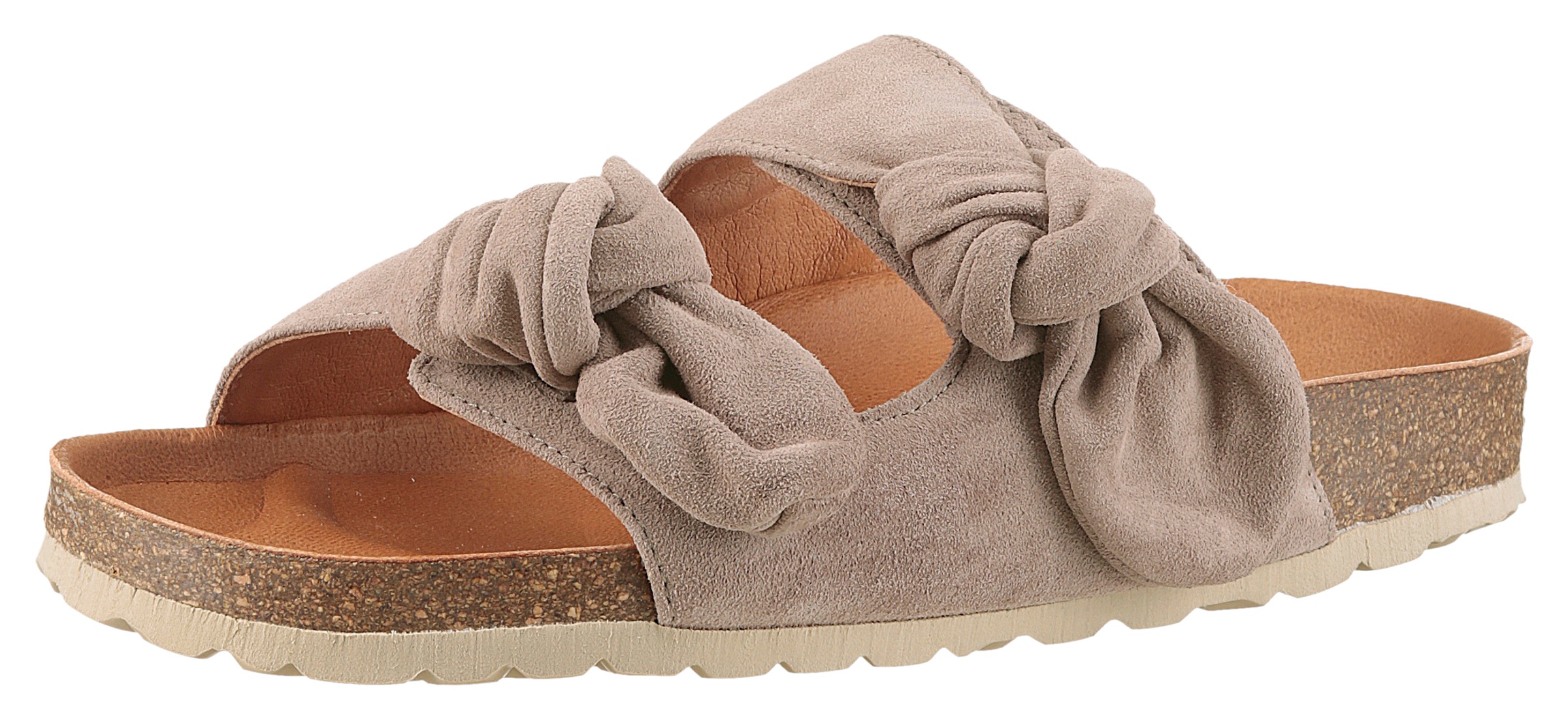 VERBENAS Pantolette »Rain«, Sommerschuh, Schlappen, Strandschuh, Hausschuh mit Softfußbett