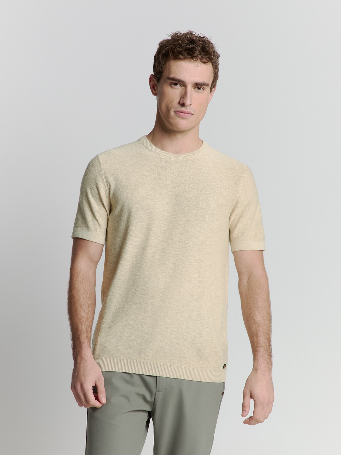 NO EXCESS T-Shirt »No Excess T-Shirt gestrickt«