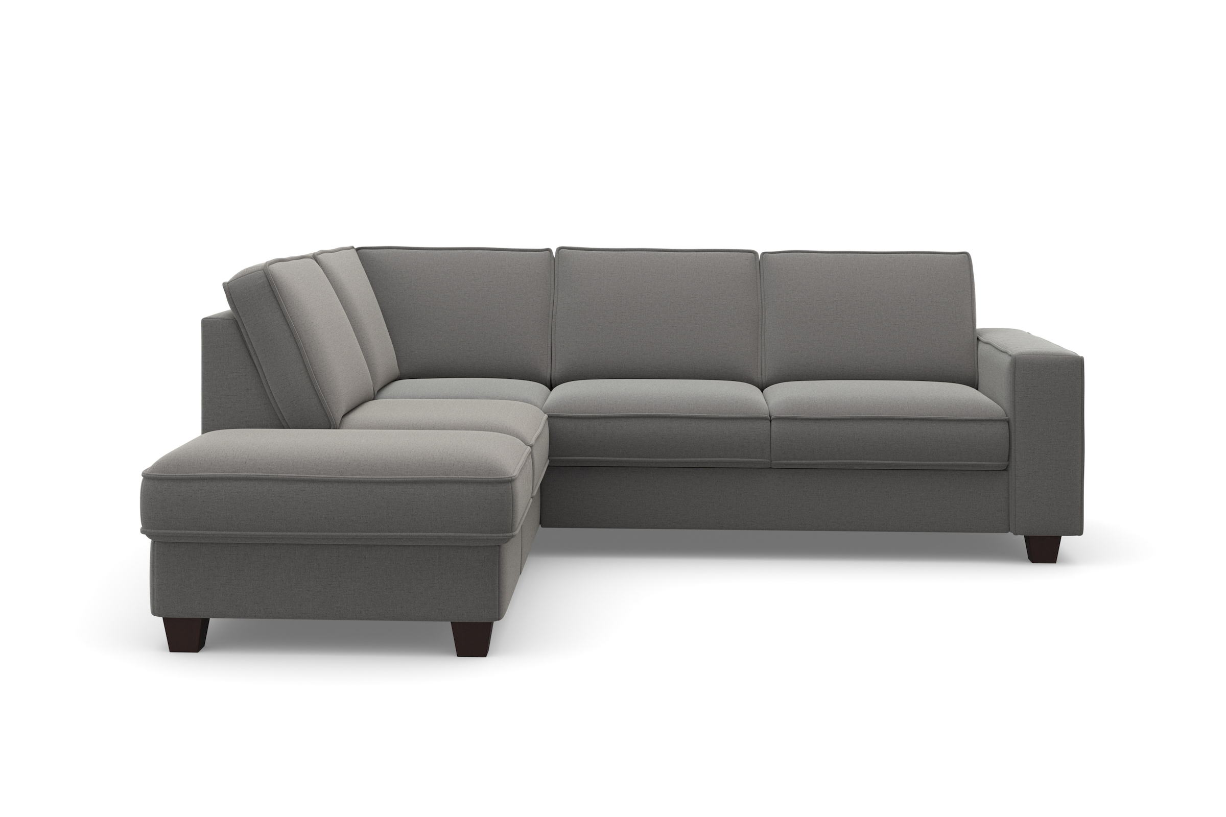 OTTO home Ecksofa "County L-Form" wahlweise Ottomane links oder rechts, mit Federkern-Polsterung