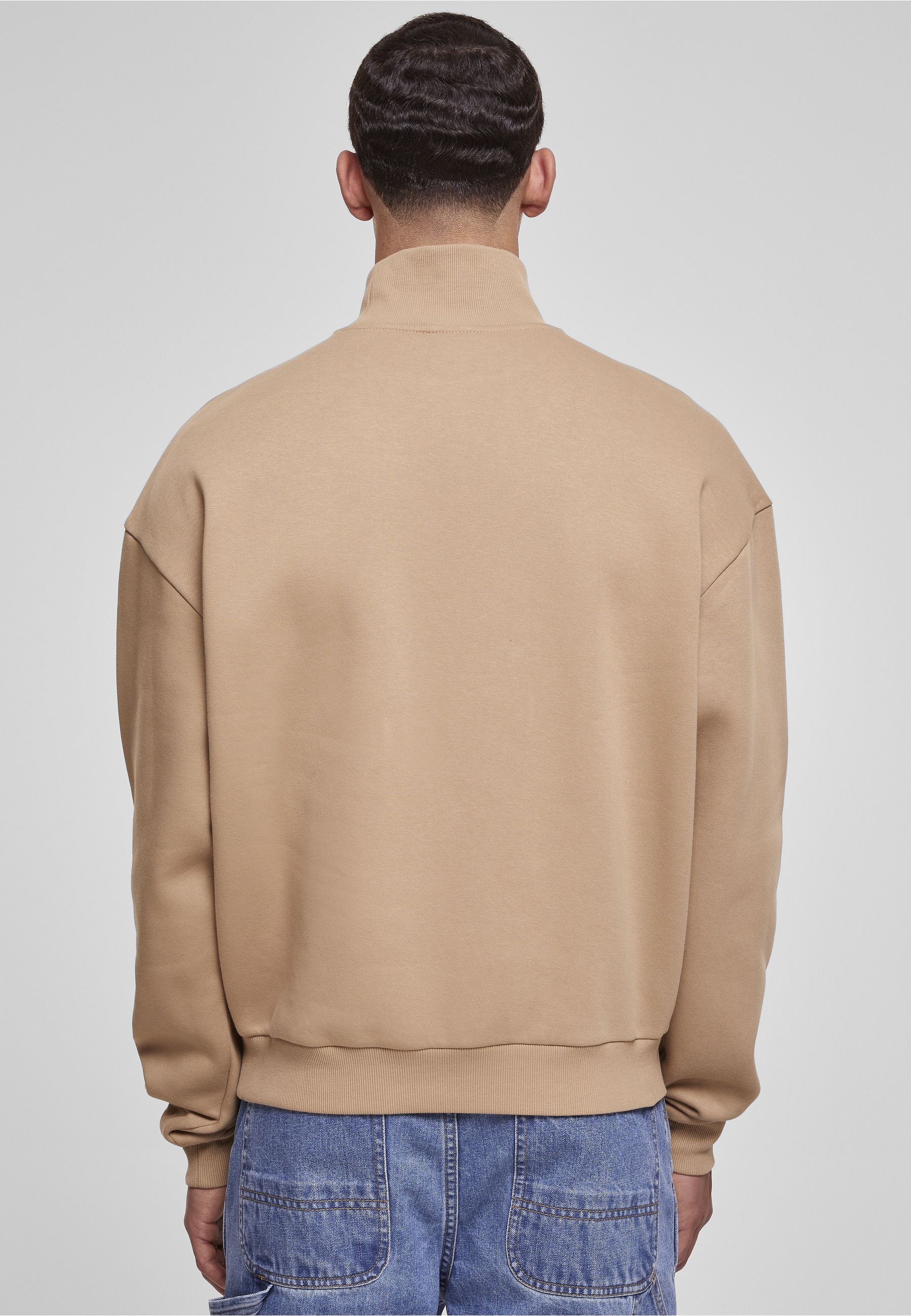 URBAN CLASSICS Sweater »Urban Classics Herren High Rib Neck Crew«, 1 Stk.
