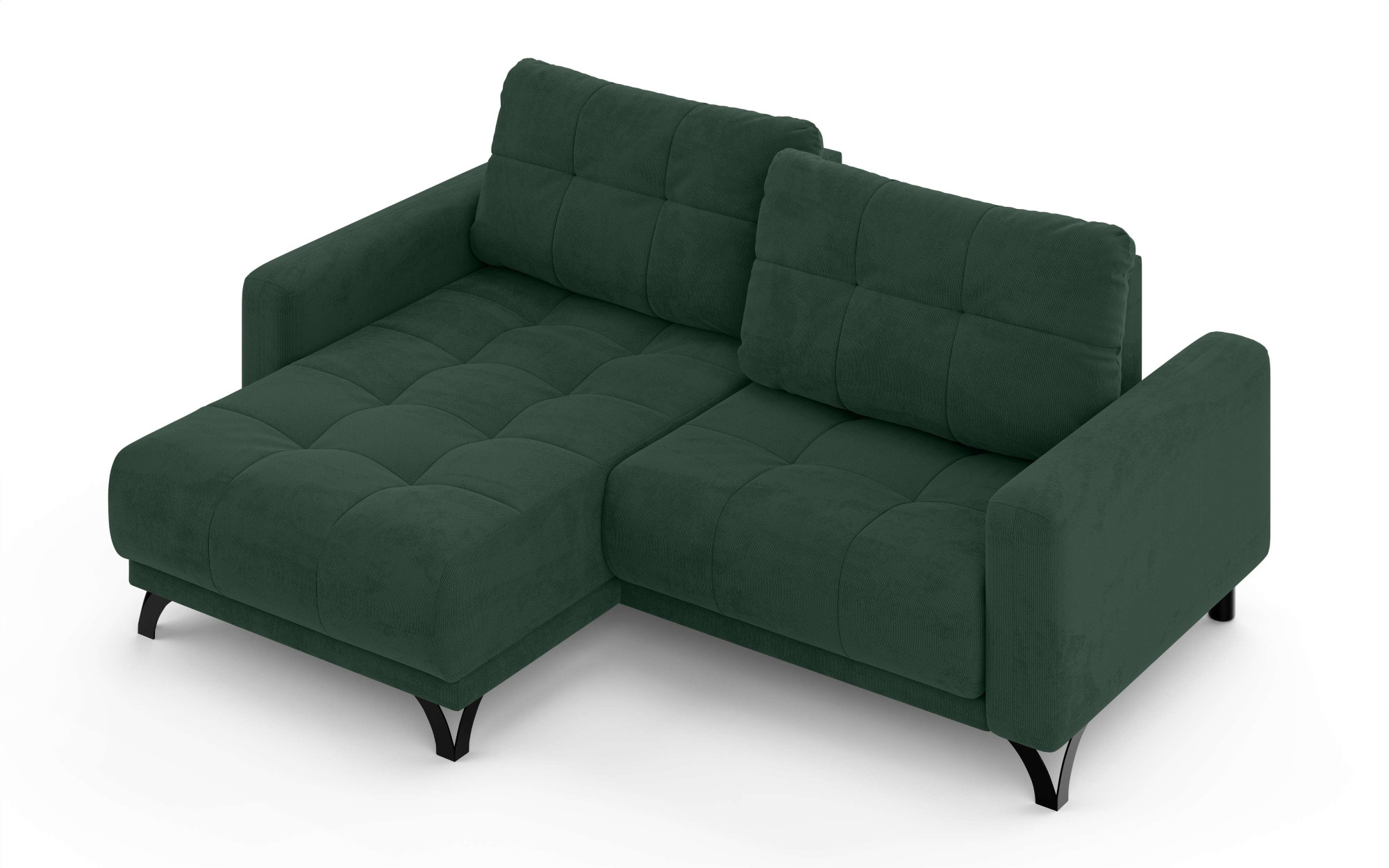 INOSIGN Ecksofa »FAIRVIEW mit verstellbaren Rückenlehne, Maße B/T/H: 234/174/93 cm«, L-Form mit Wellenunterfederung, Recamiere beidseitig montierbar