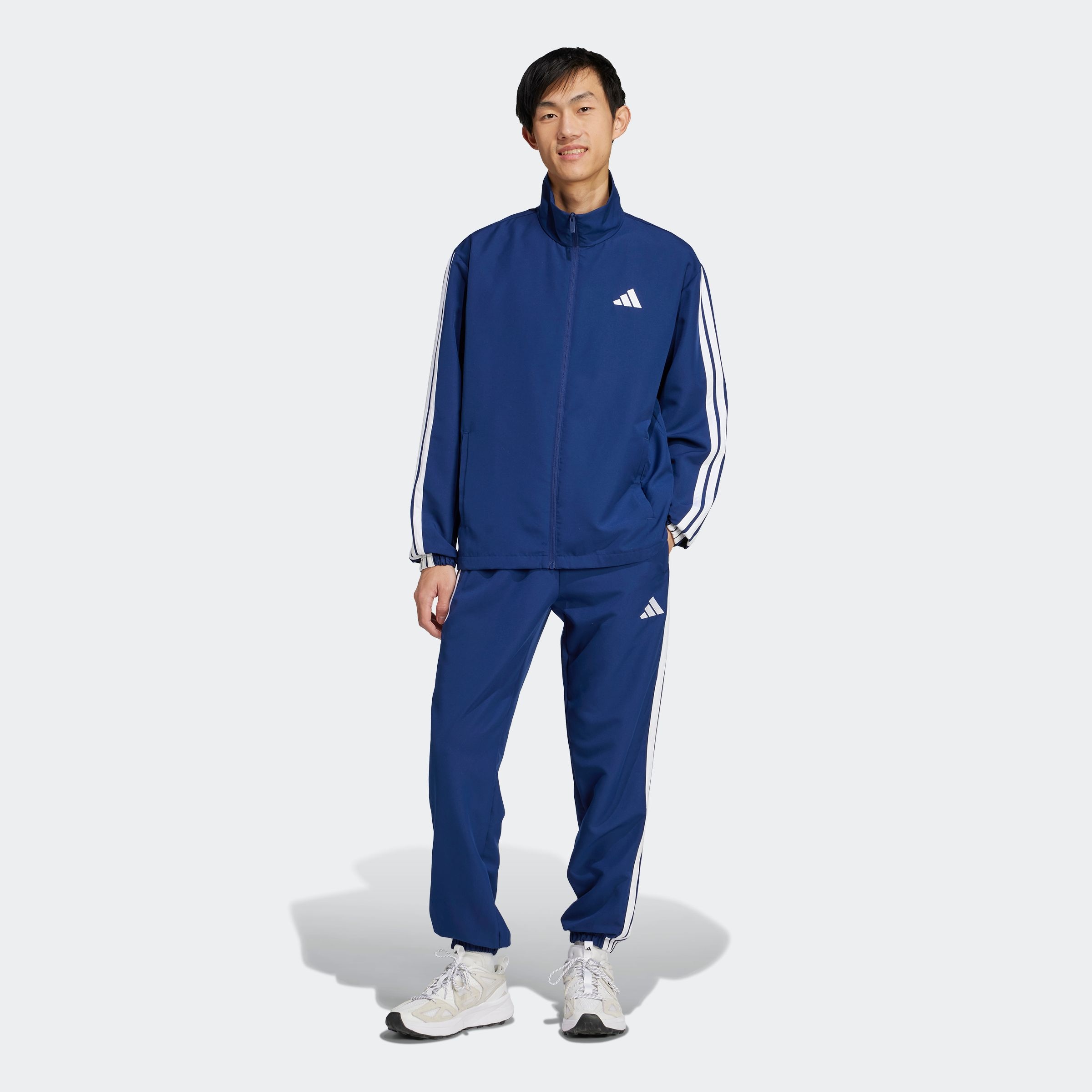 adidas Sportswear Trainingsanzug »M 3S WV TT TS«, (2 tlg.), drei Streifen Woven Tracksuit
