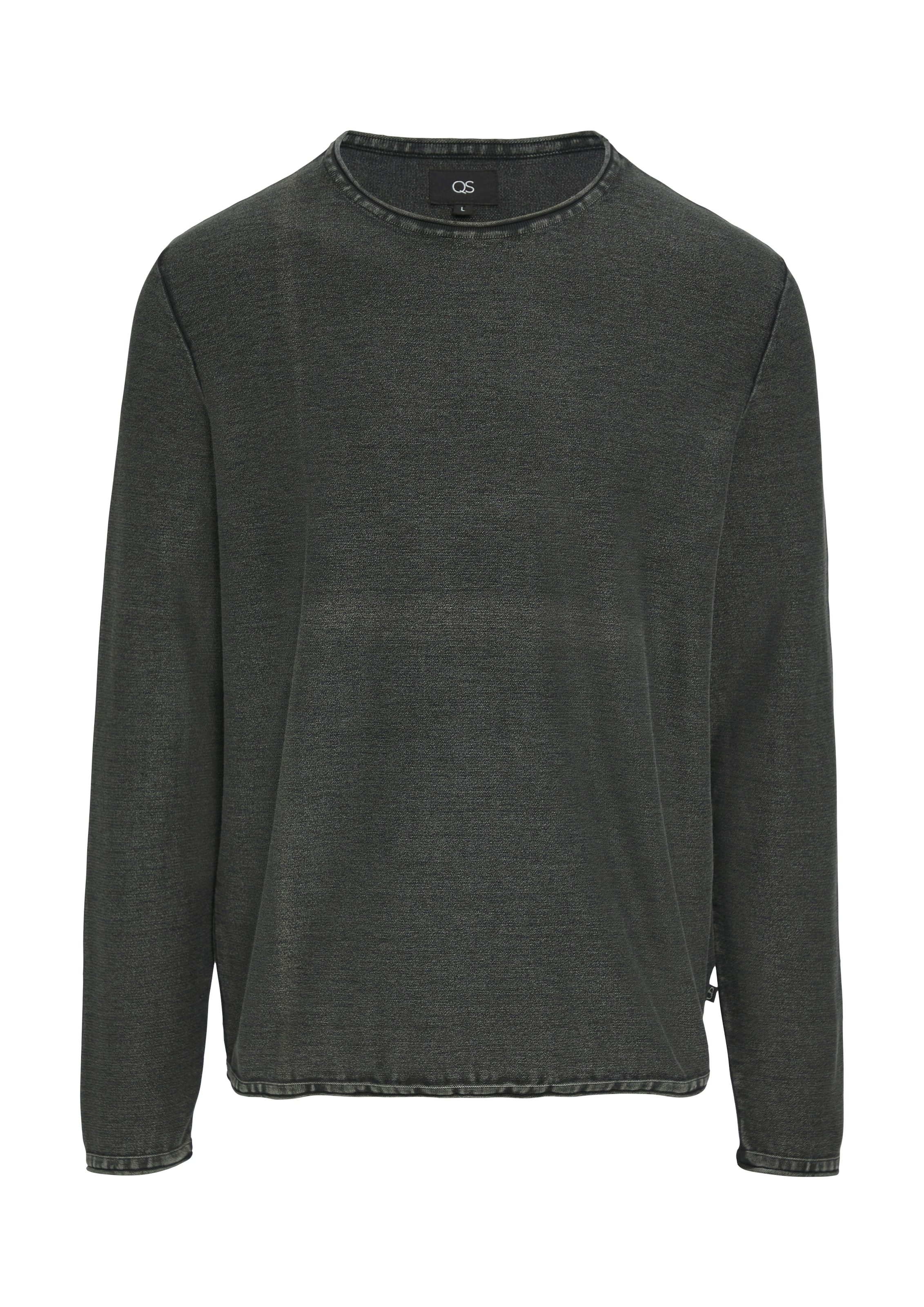 QS Strickpullover, mit Rollkante