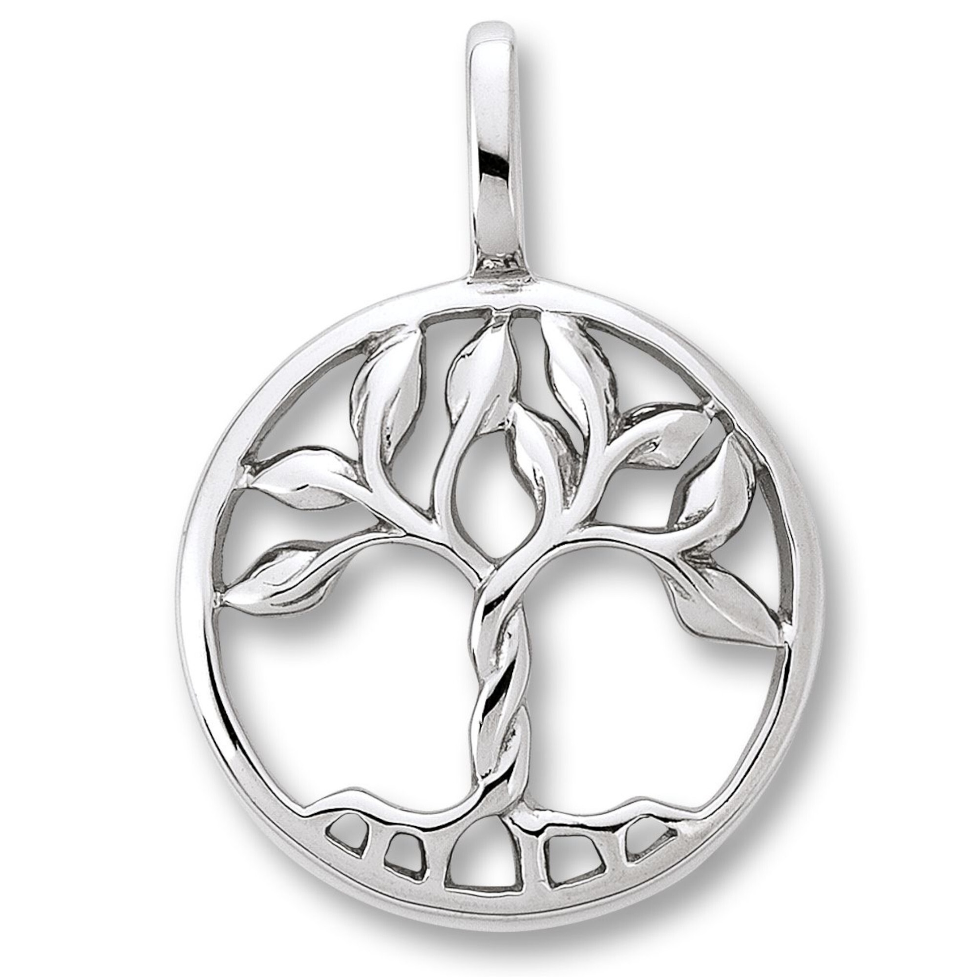 Kettenanhänger ONE ELEMENT "Lebensbaum Anhänger aus 925 Silber", silber, Schmuckanhänger, Damen, Silber 925 (Sterlingsilber), Kettenanhänger, Ausdruck von Individualität – dezent, bedeutungsvoll, nah am Herzen