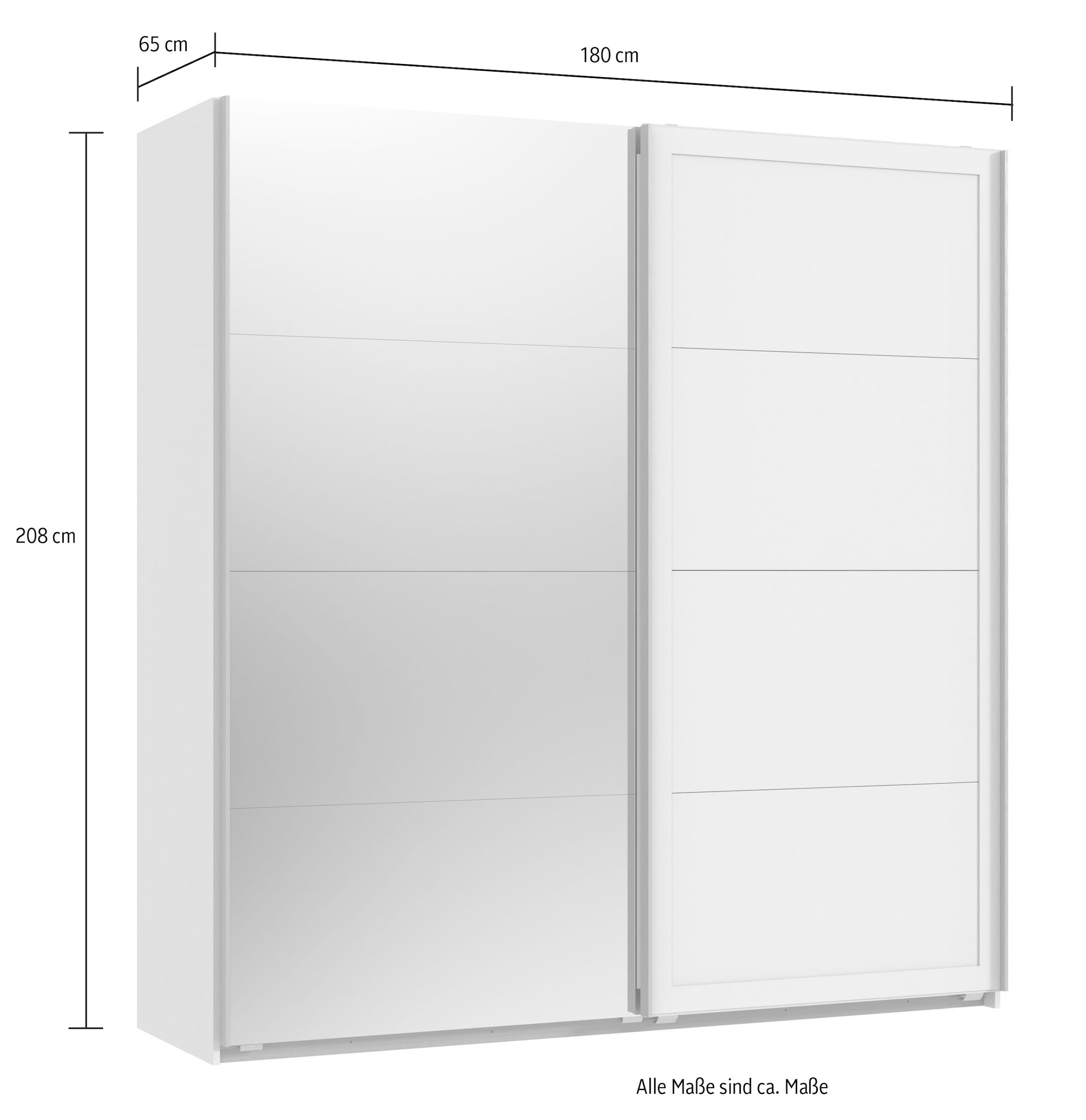 Spiegeltür | Schwebetürenschrank BAUR »Chalet«, mit bestellen Wimex in Landhausoptik,