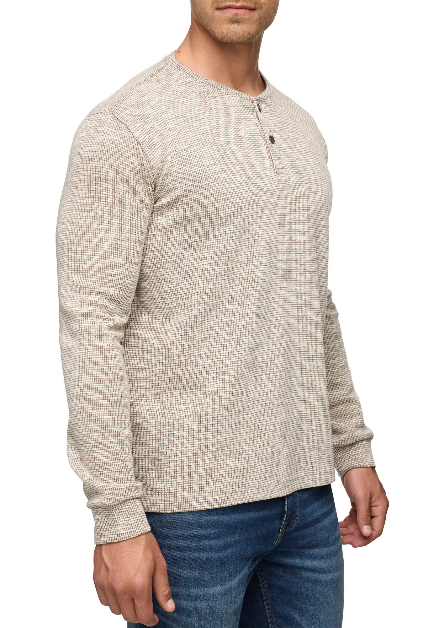 Indicode Langarmshirt "INVitus" günstig online kaufen