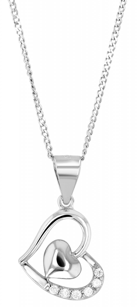 Adelia´s Kettenanhänger »modischer Herz Anhänger aus 925 Sterling Silber«