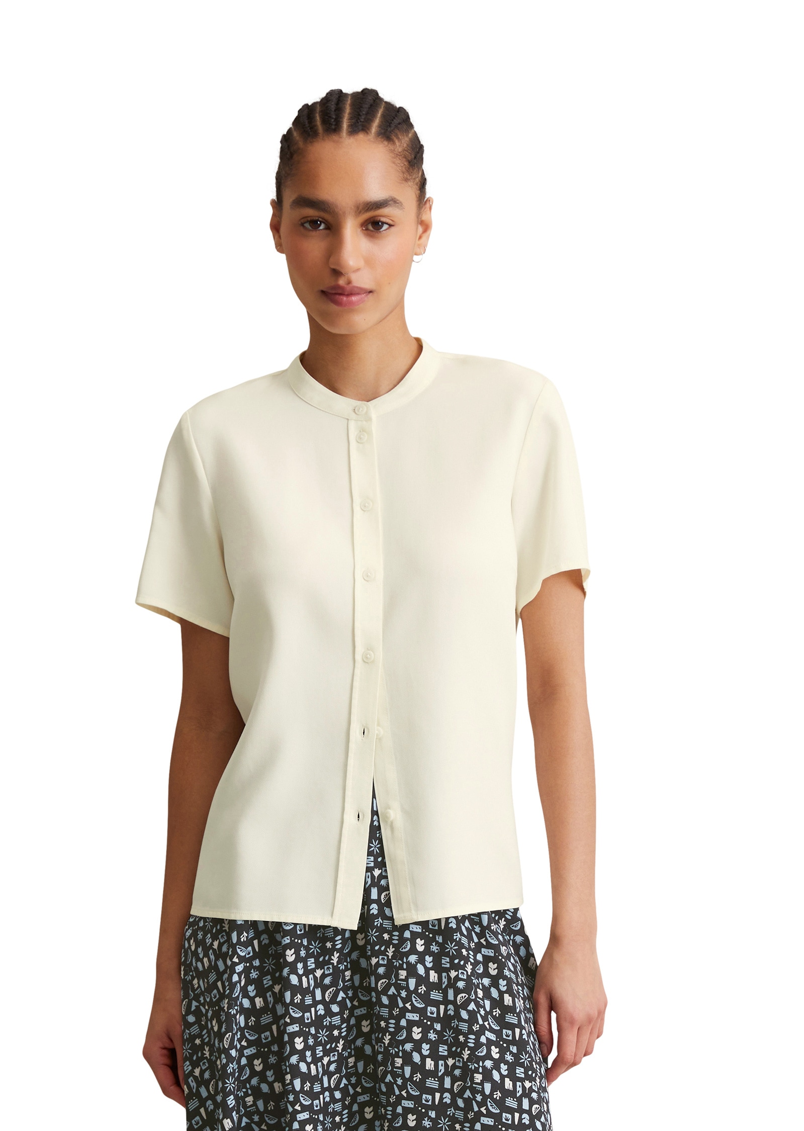 Marc O'Polo DENIM Kurzarmbluse »aus TENCEL™ Lyocell«
