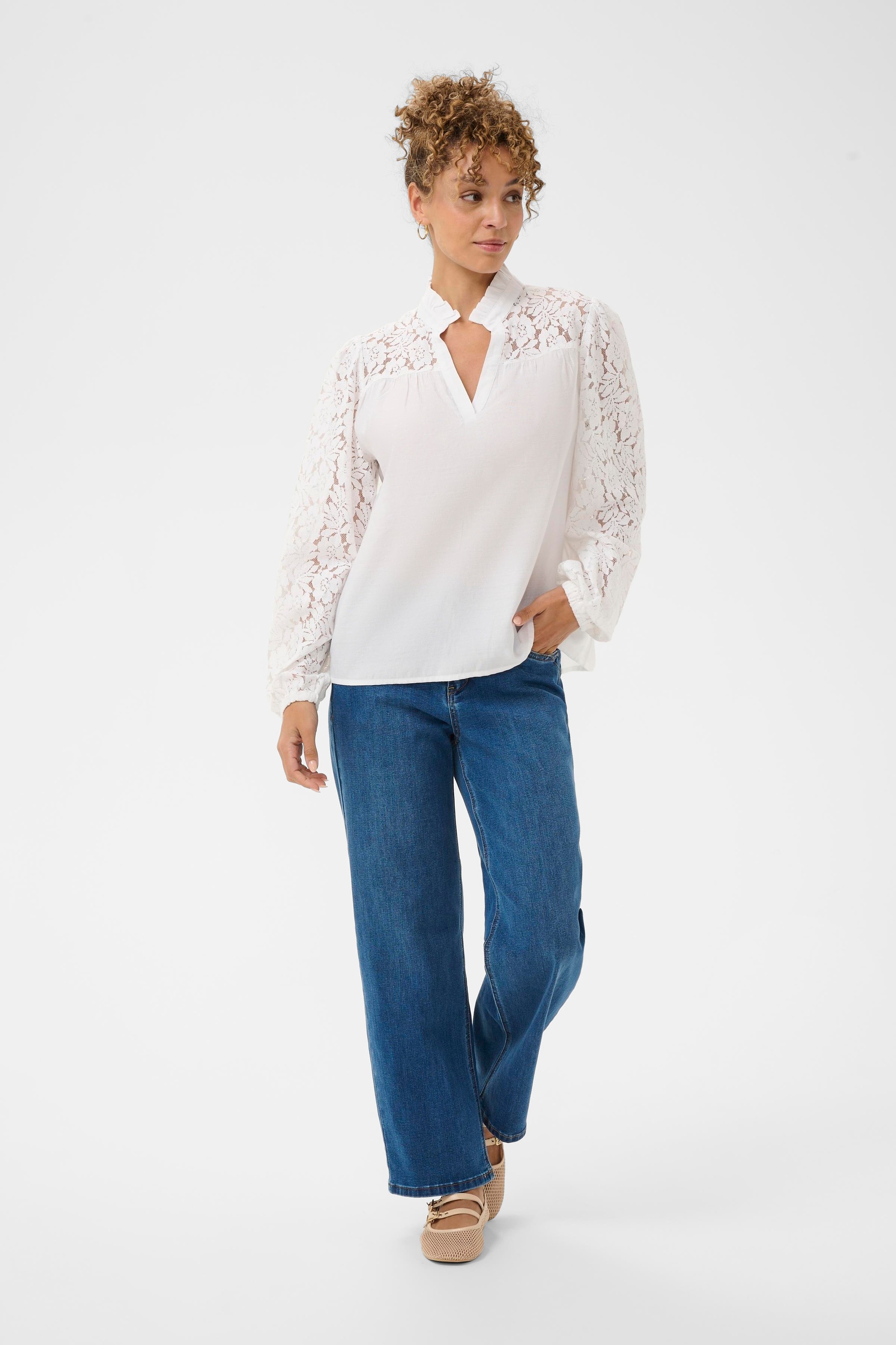 Cream Langarmbluse »Damen Bluse langarm CRLiselin«