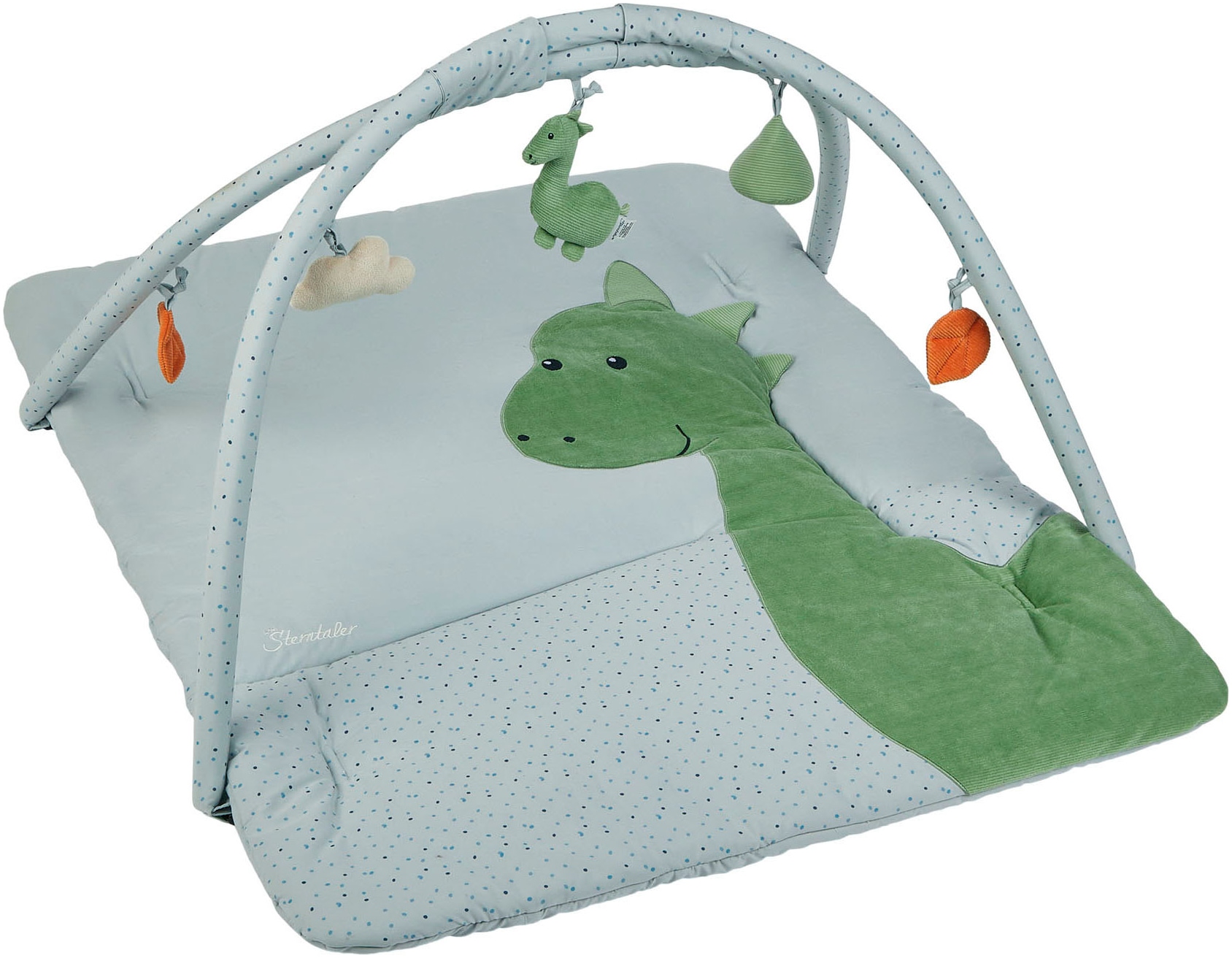 "Spielbogen STERNTALER ""Dino Rexi"", blau (graublau), Spielbögen, Baby, Baumwolle, Polyester"