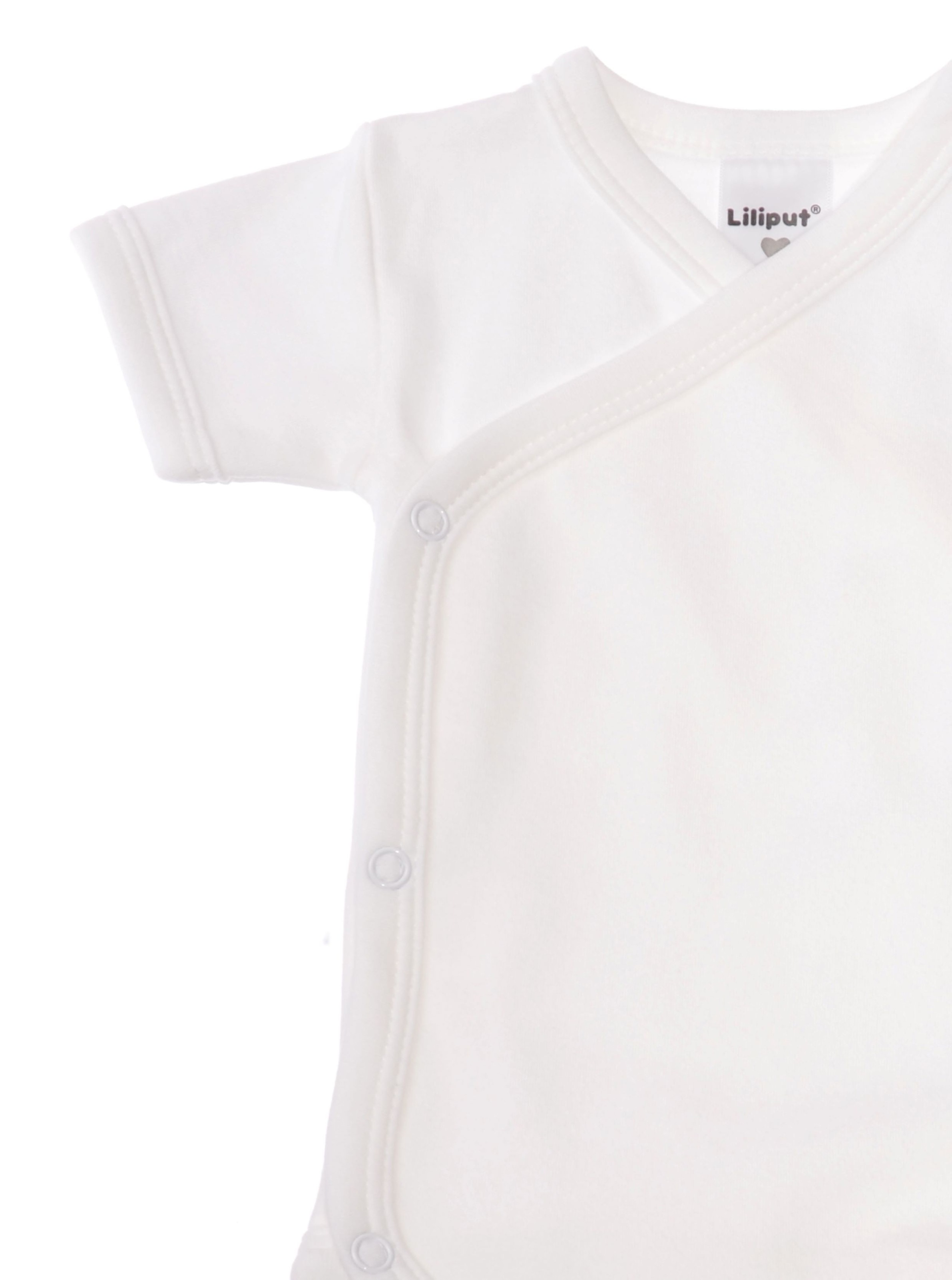 Liliput Body »Uni Weiß«, mit praktischer Druckknopfleiste