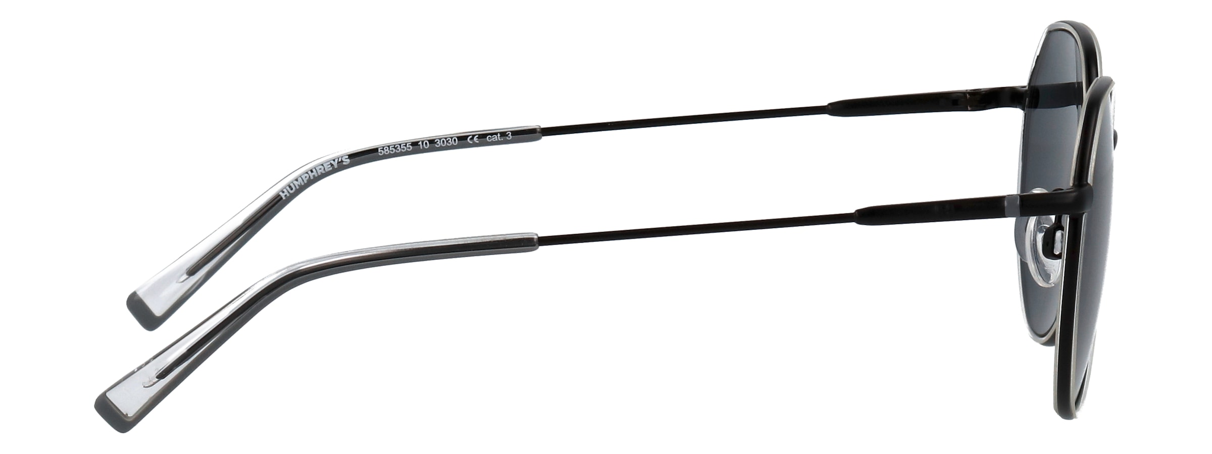 HUMPHREY´S eyewear Sonnenbrille »Modell 585355« Form Panto, Logoschriftzug auf Bügel, Kombifassung