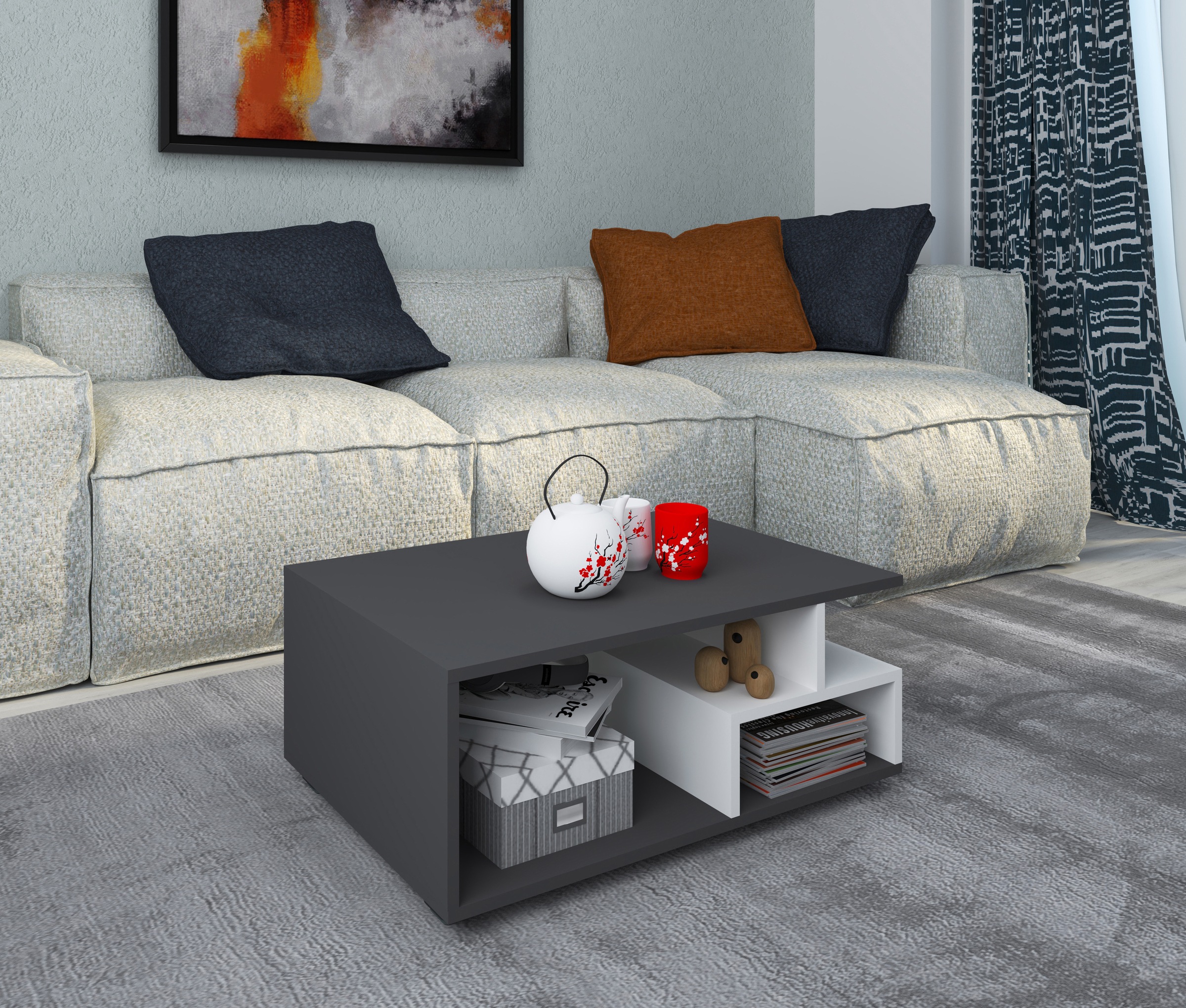 VCM Beistelltisch »Holz Sofatisch Couchtisch Wohnzimmertisch Sulas«