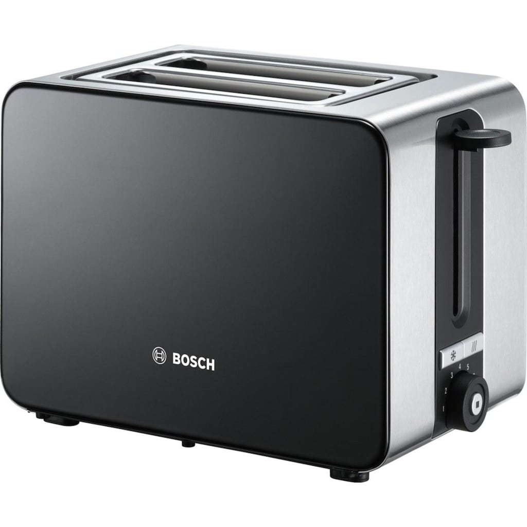 BOSCH Toaster »TAT7203«, 2 kurze Schlitze, für 2 Scheiben, 1050 W