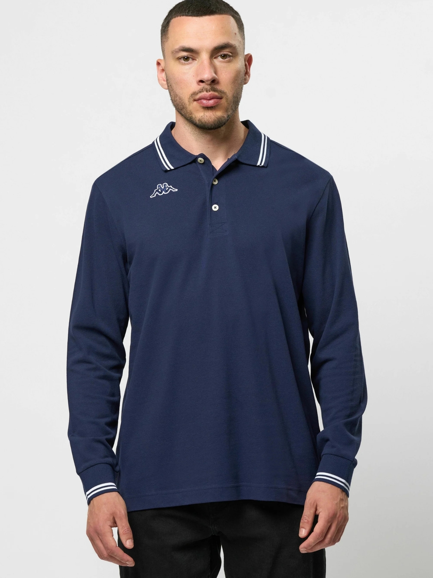 Kappa Langarmhemd "Kappa Long Sleeve Polo Logo Maltax 5" günstig online kaufen