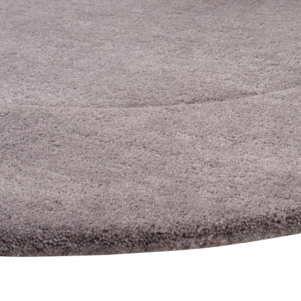 morgenland Wollteppich »Wollteppich - Opuence - oval«, oval, 1 mm Höhe, Sehr weicher Flor