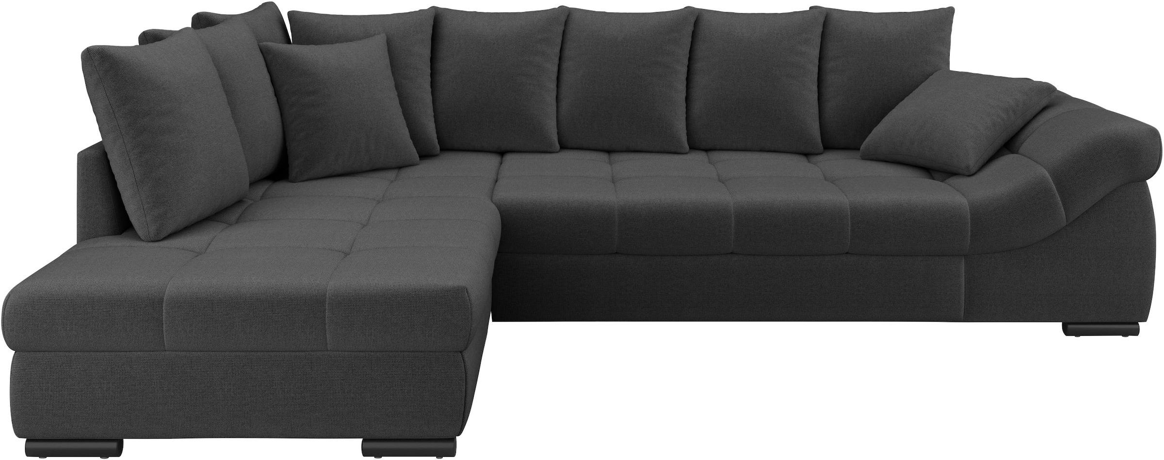 Mr. Couch Ecksofa "Pietro, L-Form, mit Bett, wahlweise mit Kaltschaum" mit günstig online kaufen