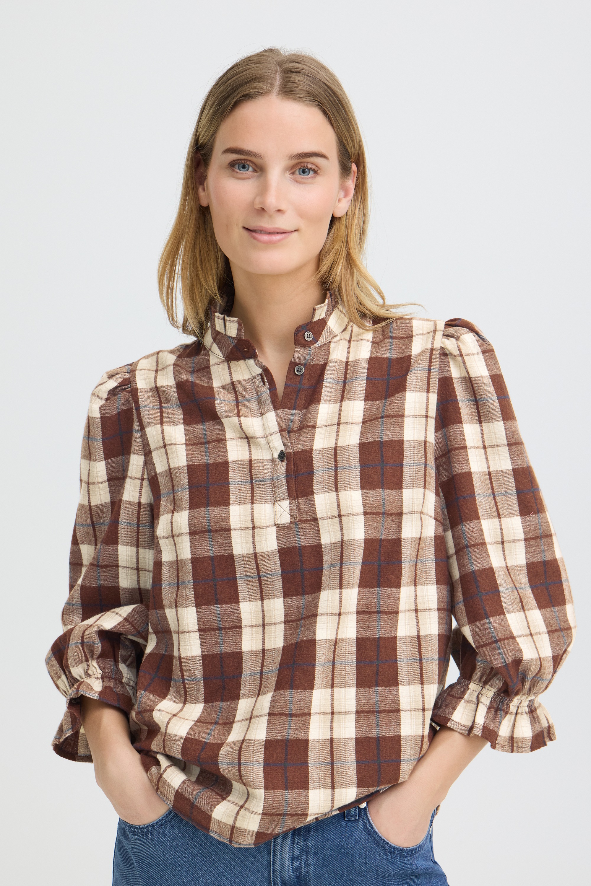 Pulz Jeans Blusentop »Damen Halblange Ärmel PZDEVA«