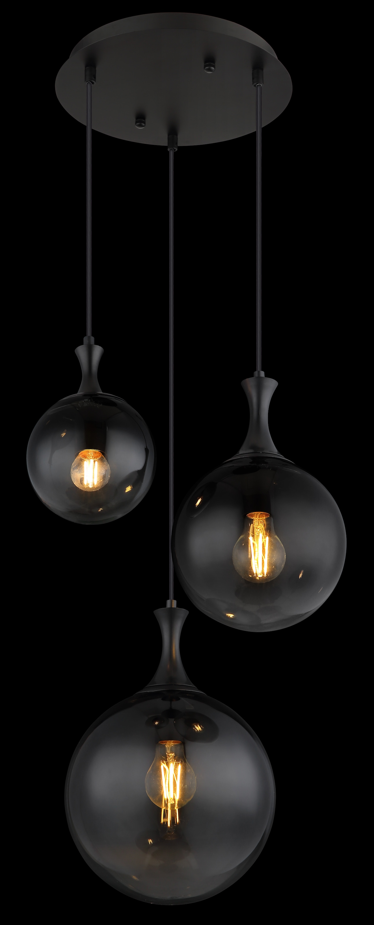 GLOBO LIGHTING Hängeleuchte »DALTON«, Leuchtmittel E27 | ohne Leuchtmittel, Hängelampe/Pendelleuchte/Esszimmer/Wohnzimmer/Esstisch