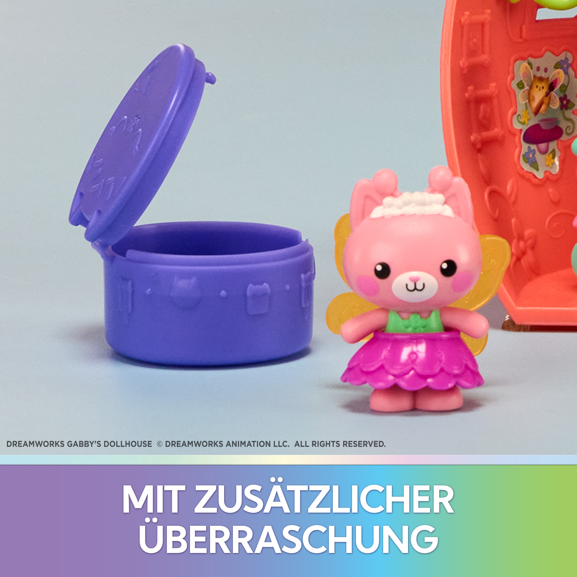 Spin Master Spielwelt »Gabby’s Dollhouse –  Flutter Fairy Spielset mit Ring und 12 Teilen«