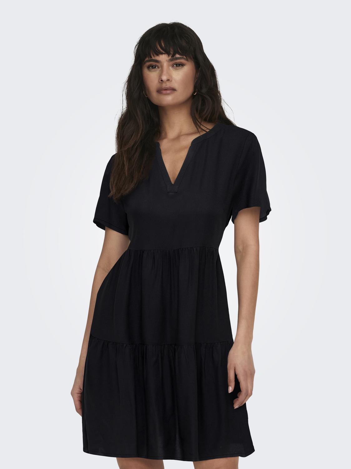 Short ONLY Pour Femme - Noir, Coupe Normale, élastique Confortable