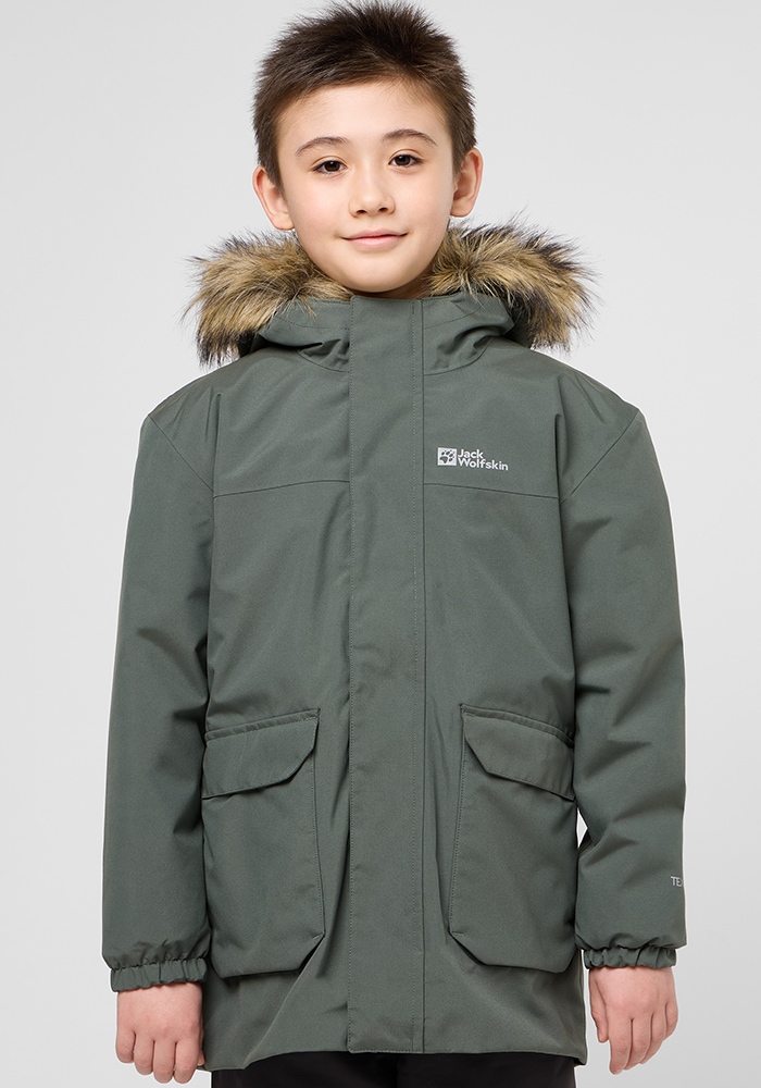 Jack Wolfskin 3-in-1-Funktionsjacke "COSY BEAR 3IN1 PARKA K", mit Kapuze