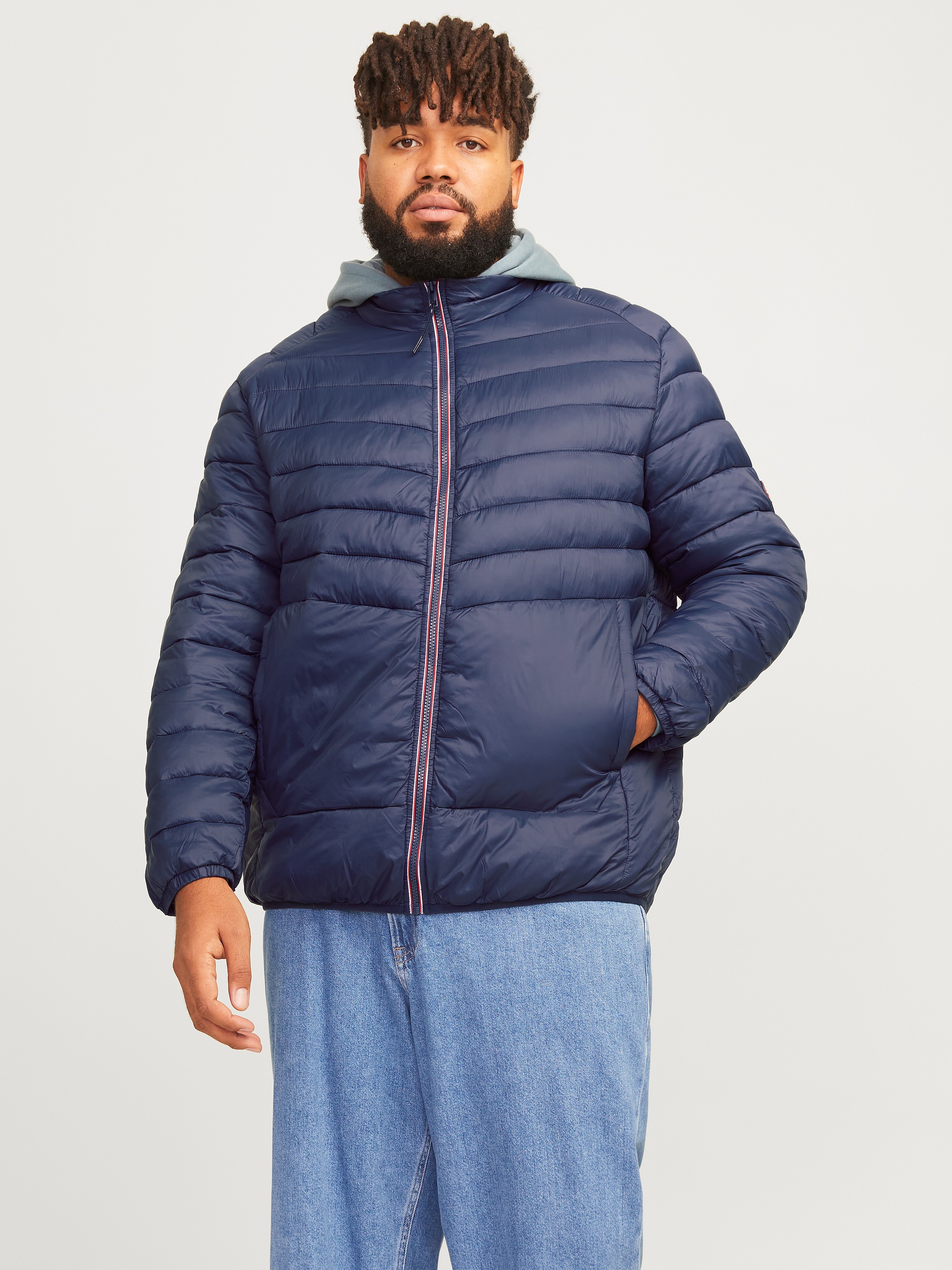 Jack & Jones PlusSize Steppjacke "JJESPRINT PUFFER COLLAR NOOS PLS"