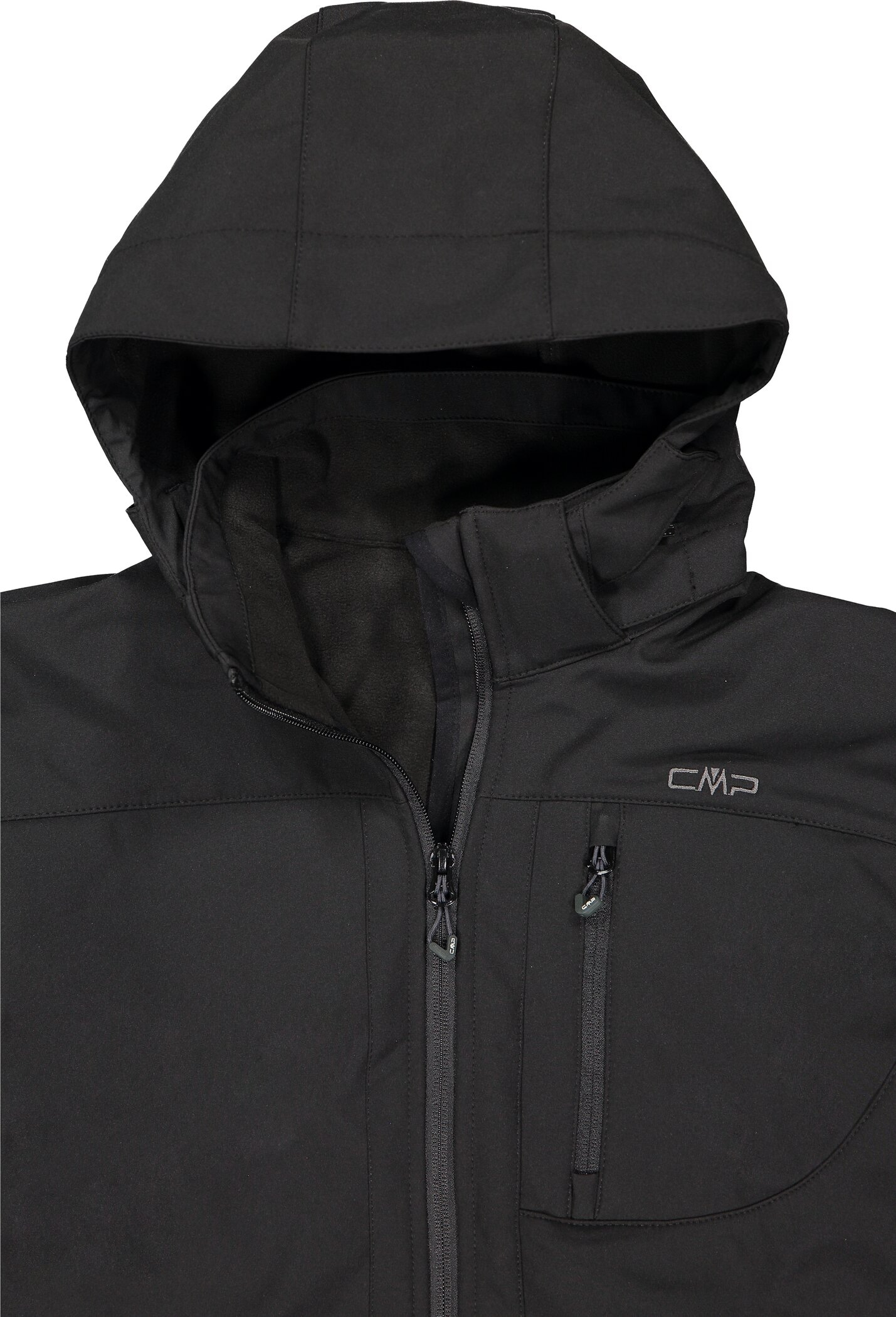 CMP Softshelljacke, (1 St.), mit Kapuze, Wasserabweisend & Winddicht & Atmungsaktiv