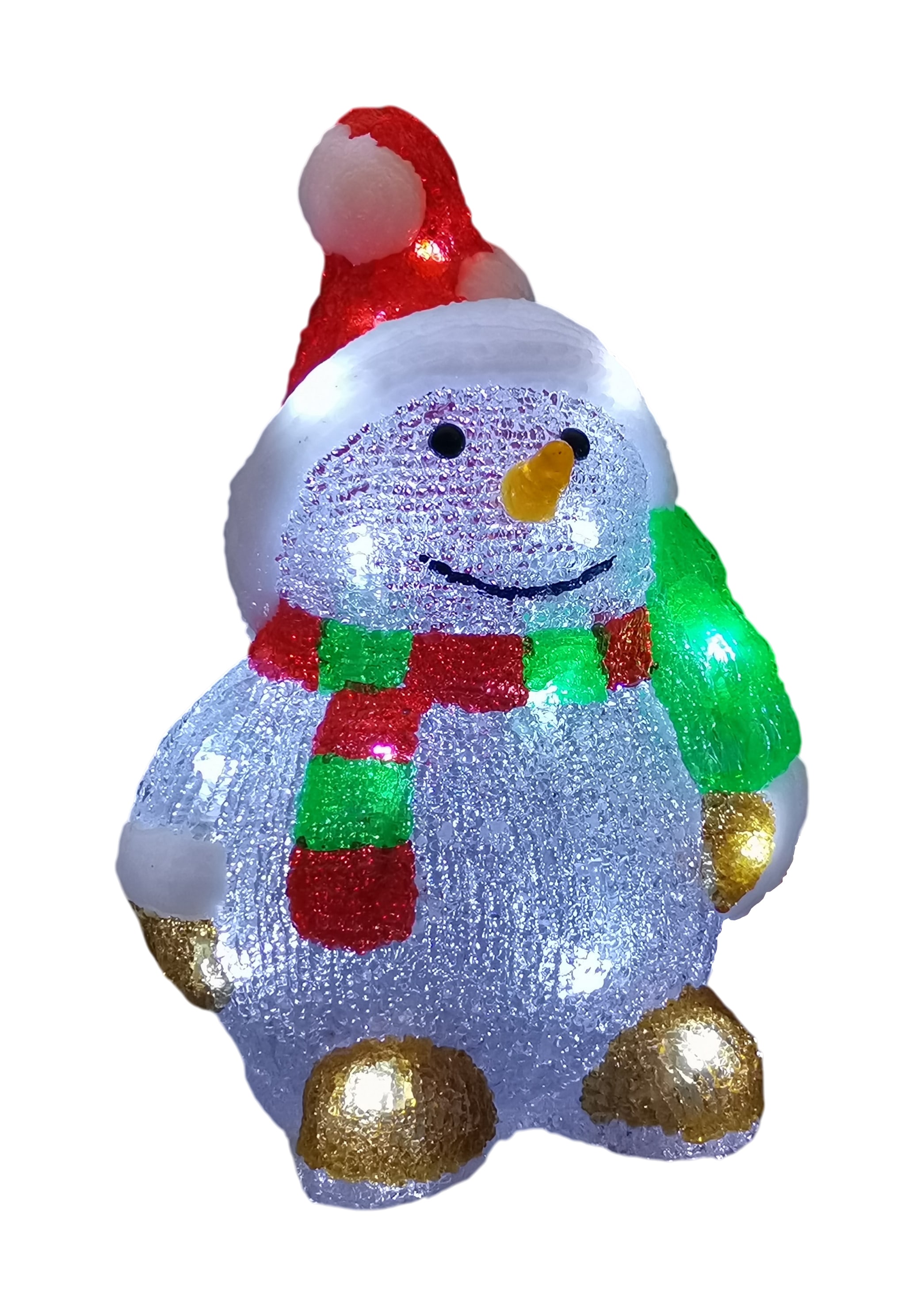 OTTO home LED Dekofigur »Acryl Figur GAVVEN mit warmweißen LED's« LED-Board 1 Stk. Batteriebetrieb (3xAA) mit 6/18 Std. Timer, Zuleitung 50 cm