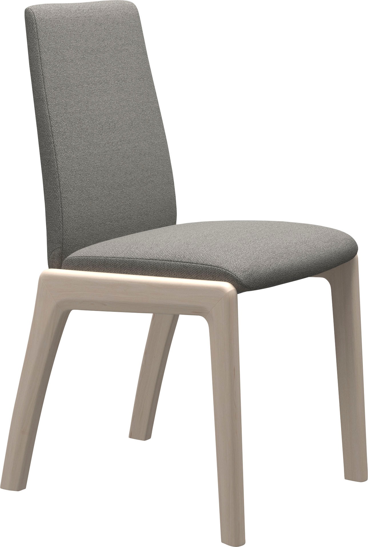 Stressless® Polsterstuhl »Laurel«, ROHLEDER Stoff Q2 FARON, Low Back, Größe M, mit abgerundeten Beinen in Eiche gekalkt