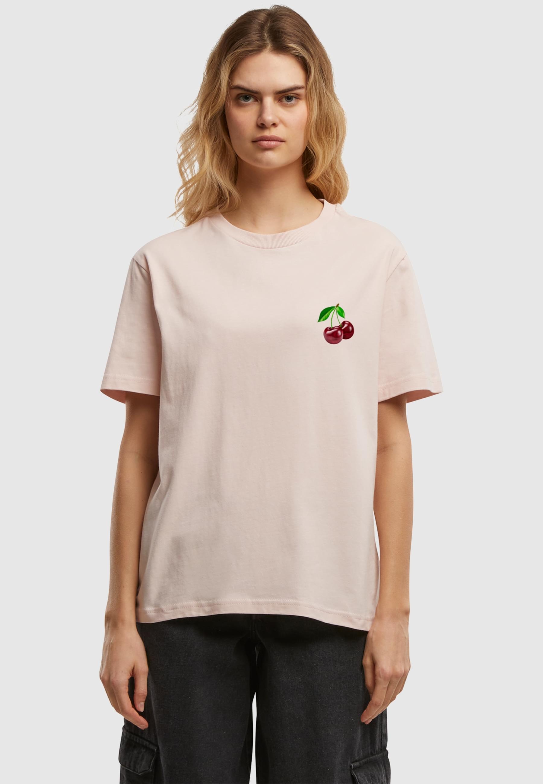 Merchcode T-Shirt »Merchcode Ladies Cherries Tee«, (1 tlg.)