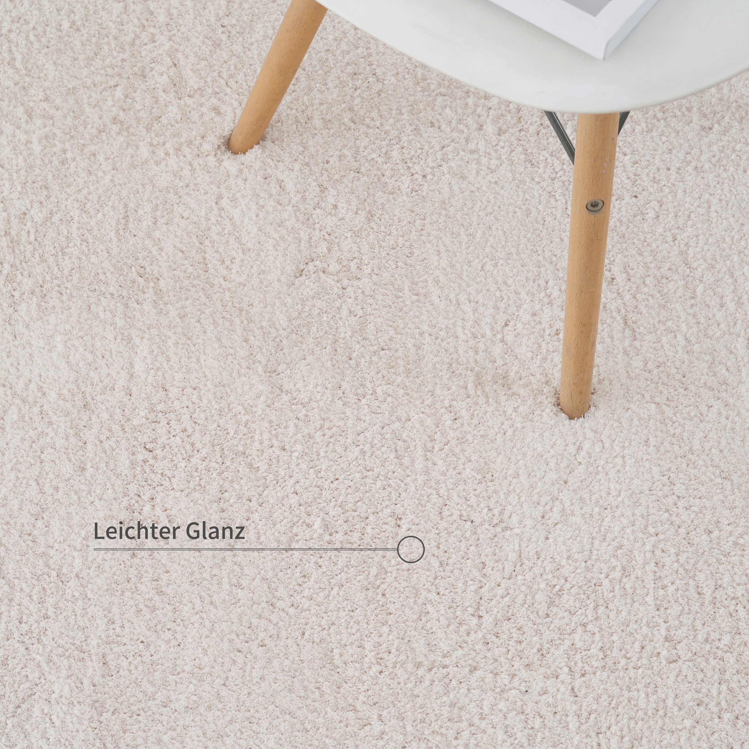 my home Hochflor-Teppich »Microfaser Teppich Magong, besonders weich, sehr feiner Flor«, rechteckig, 25 mm Höhe, uni, Wohnzimmer, Schlafzimmer, Kinderzimmer, auch rund und als Läufer