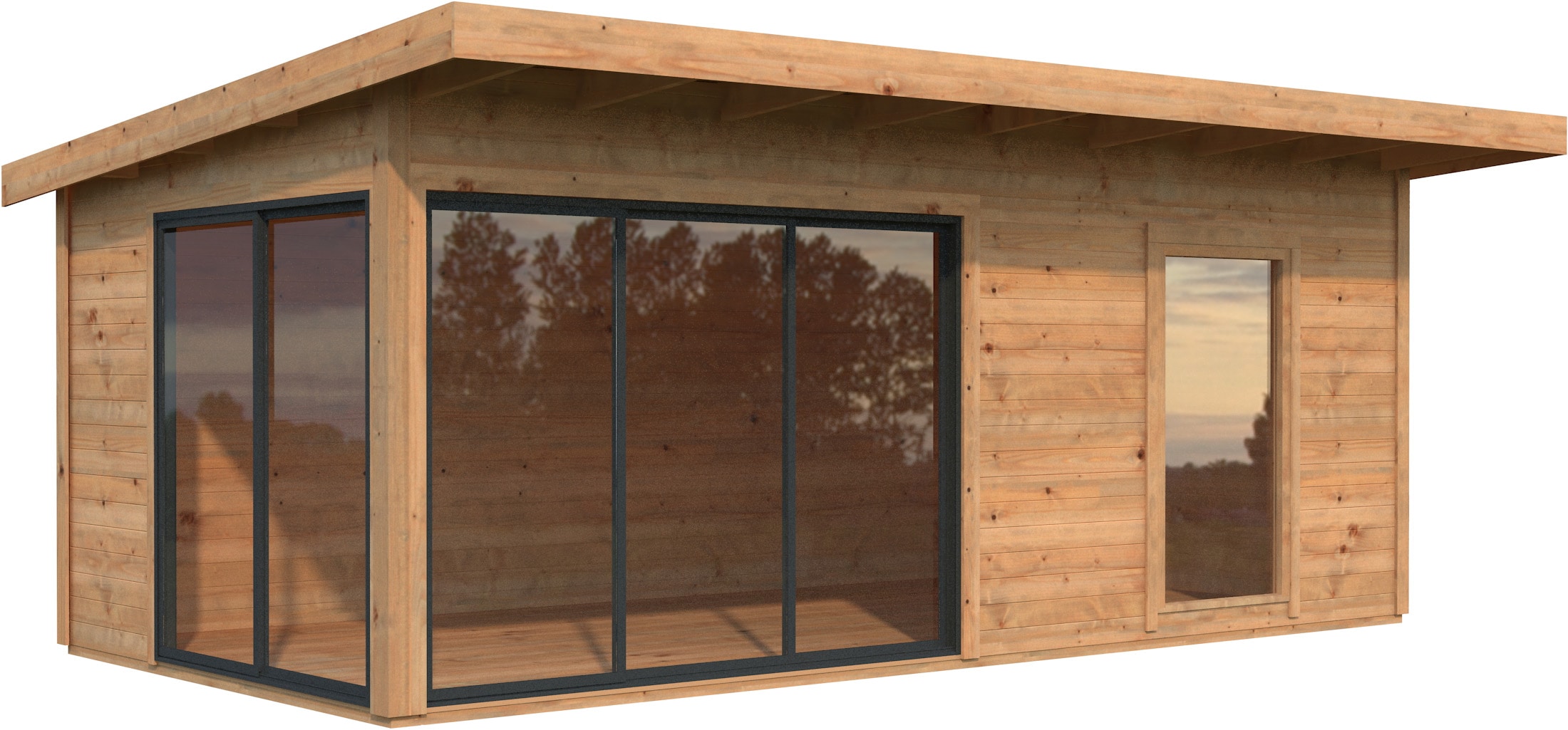 Palmako Gartenhaus »Andrea 17,1 m², Slide«