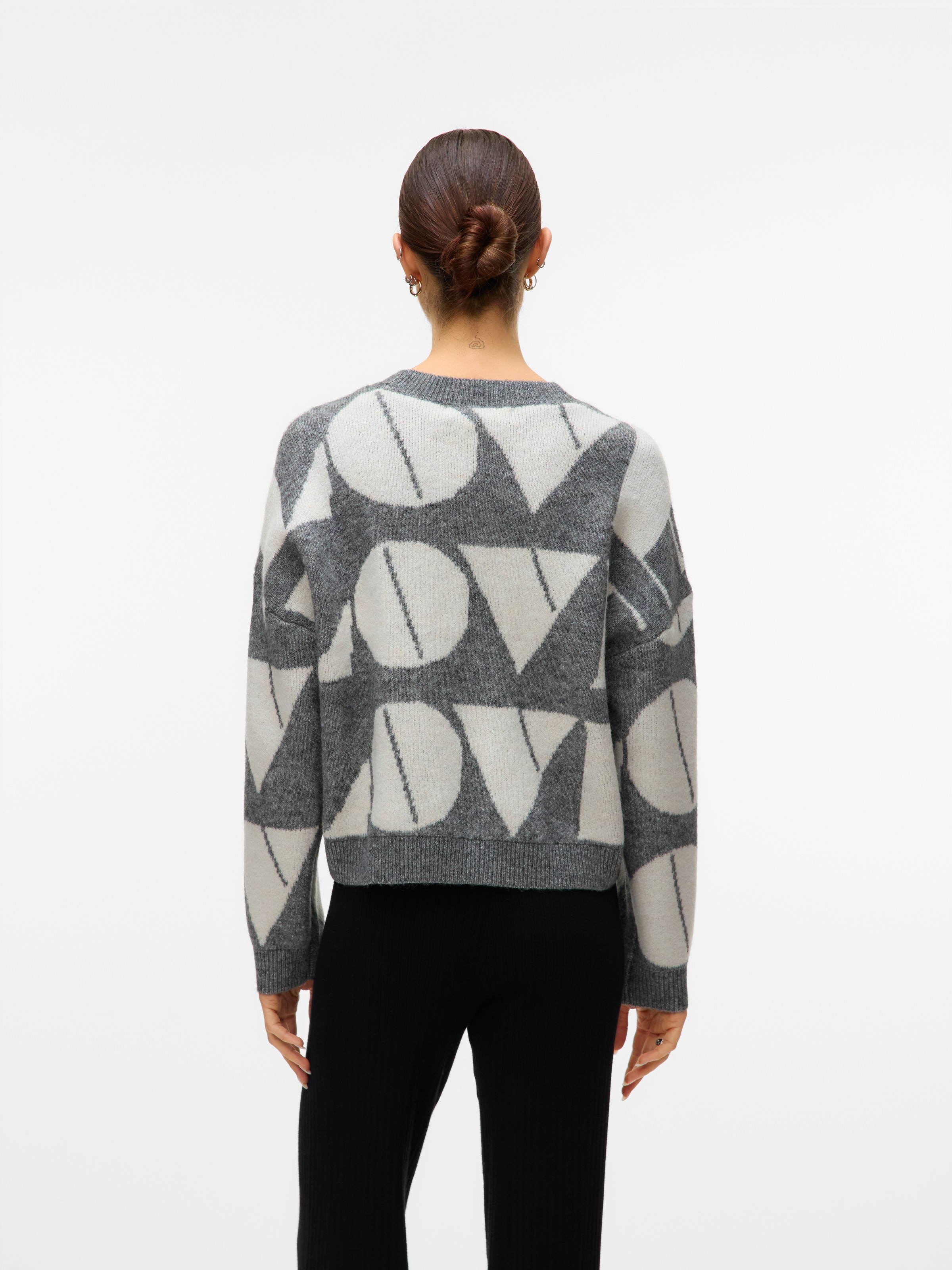 Vero Moda Strickpullover "VMLOVE LS O-NECK PULLOVER BOO" günstig online kaufen