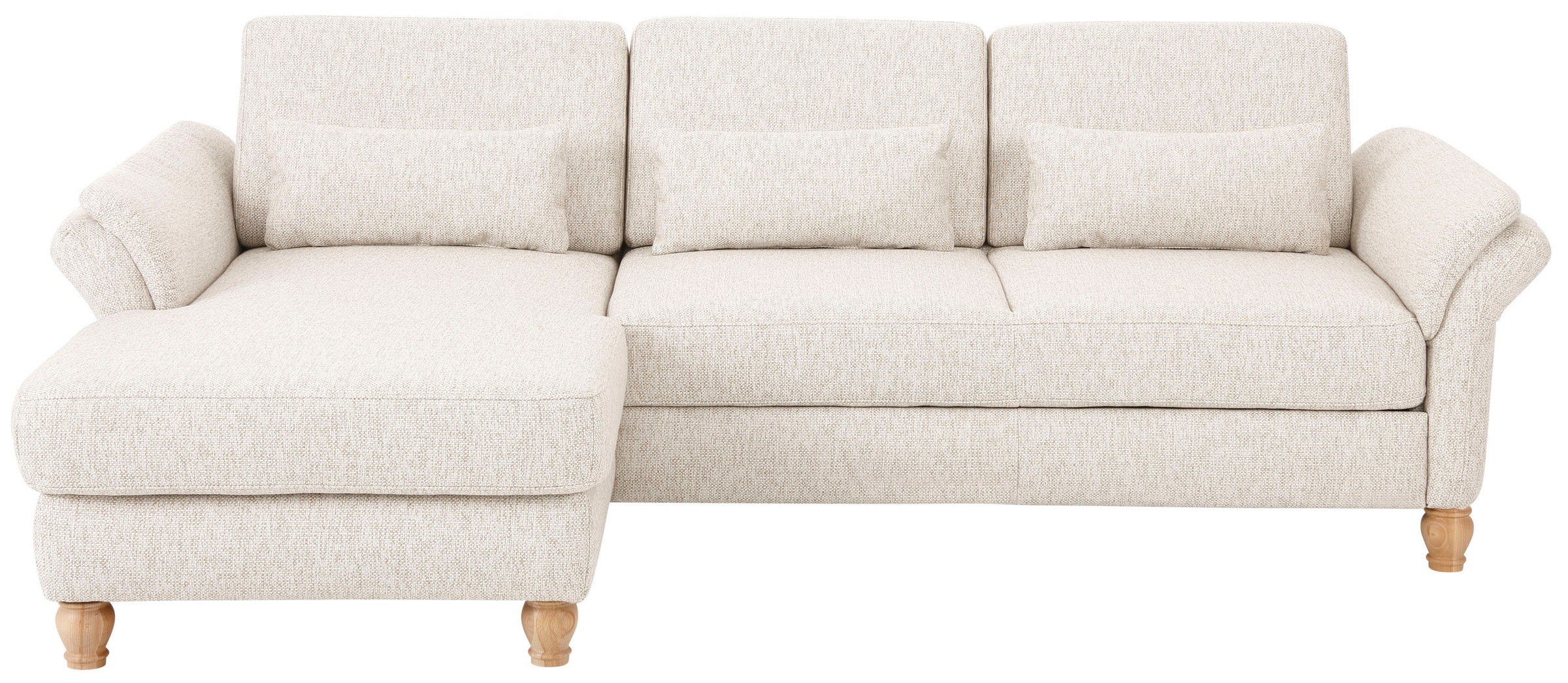 Home affaire Ecksofa "Palace L-Form", incl. Sitztiefenverstellung, wahlweis günstig online kaufen